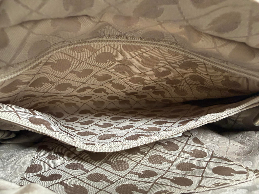 Gherardini White Monogram Crossbody Bag