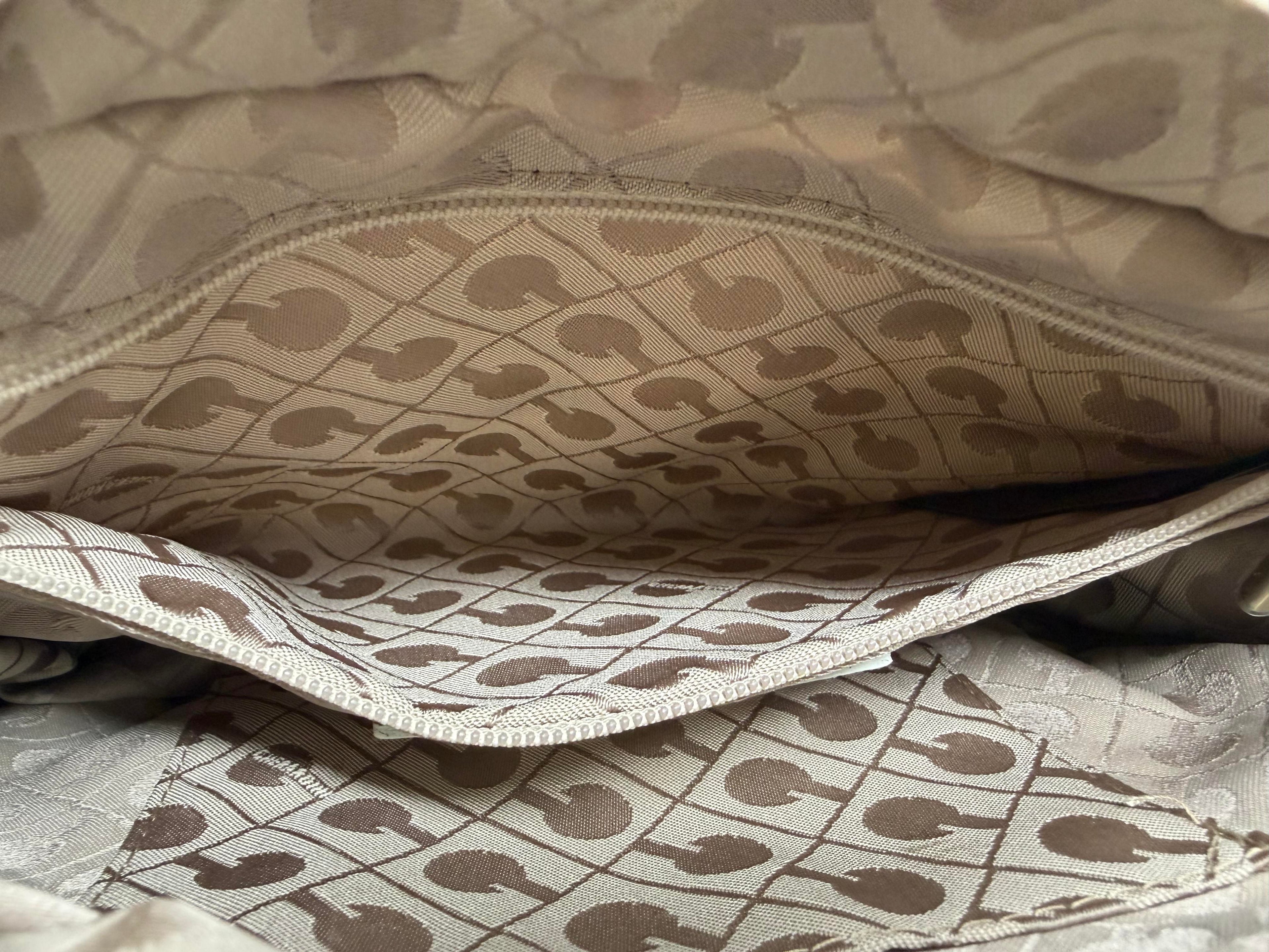 Gherardini White Monogram Crossbody Bag