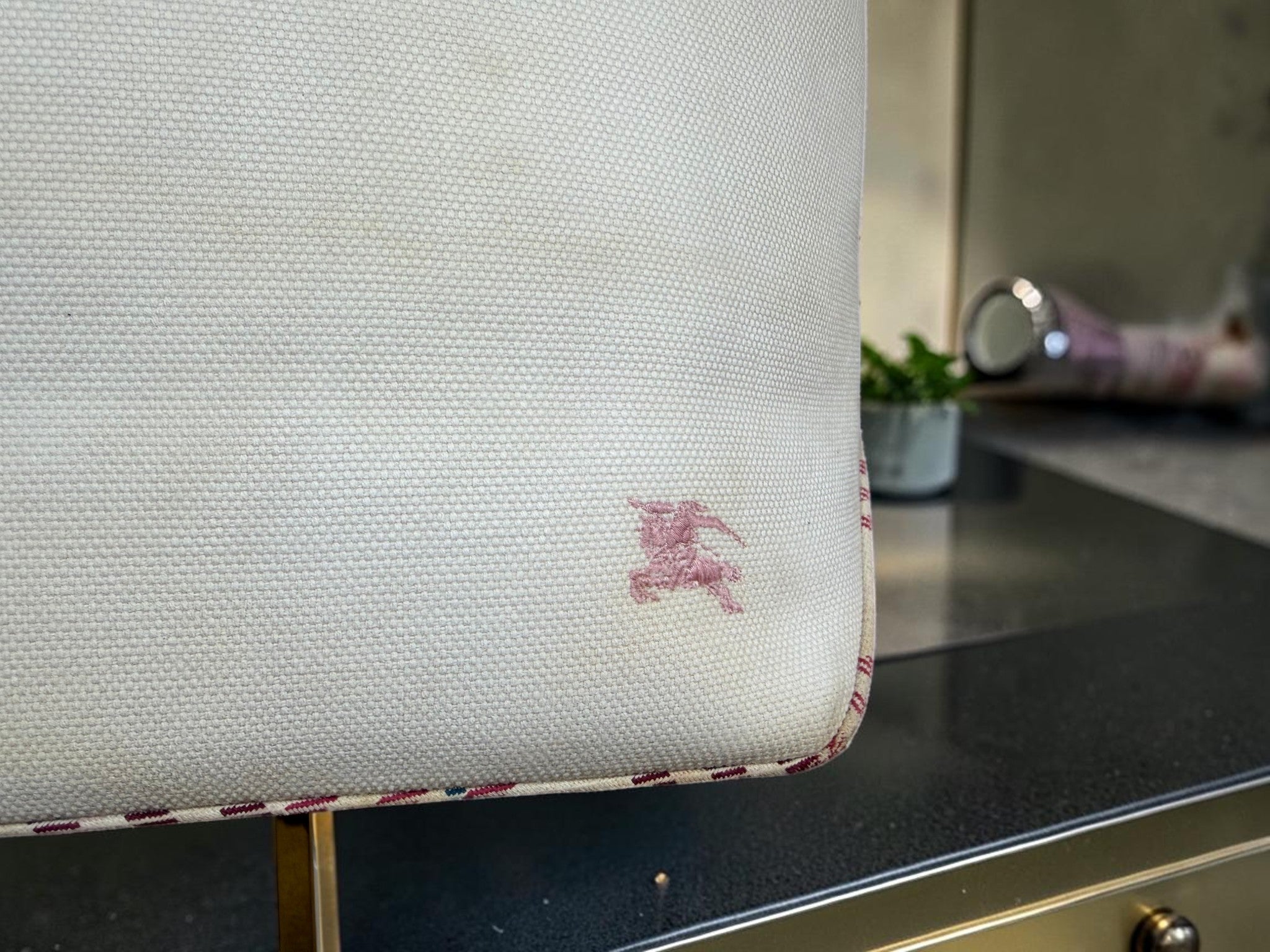 Burberry London Canvas Tote Bag (Blue Label)