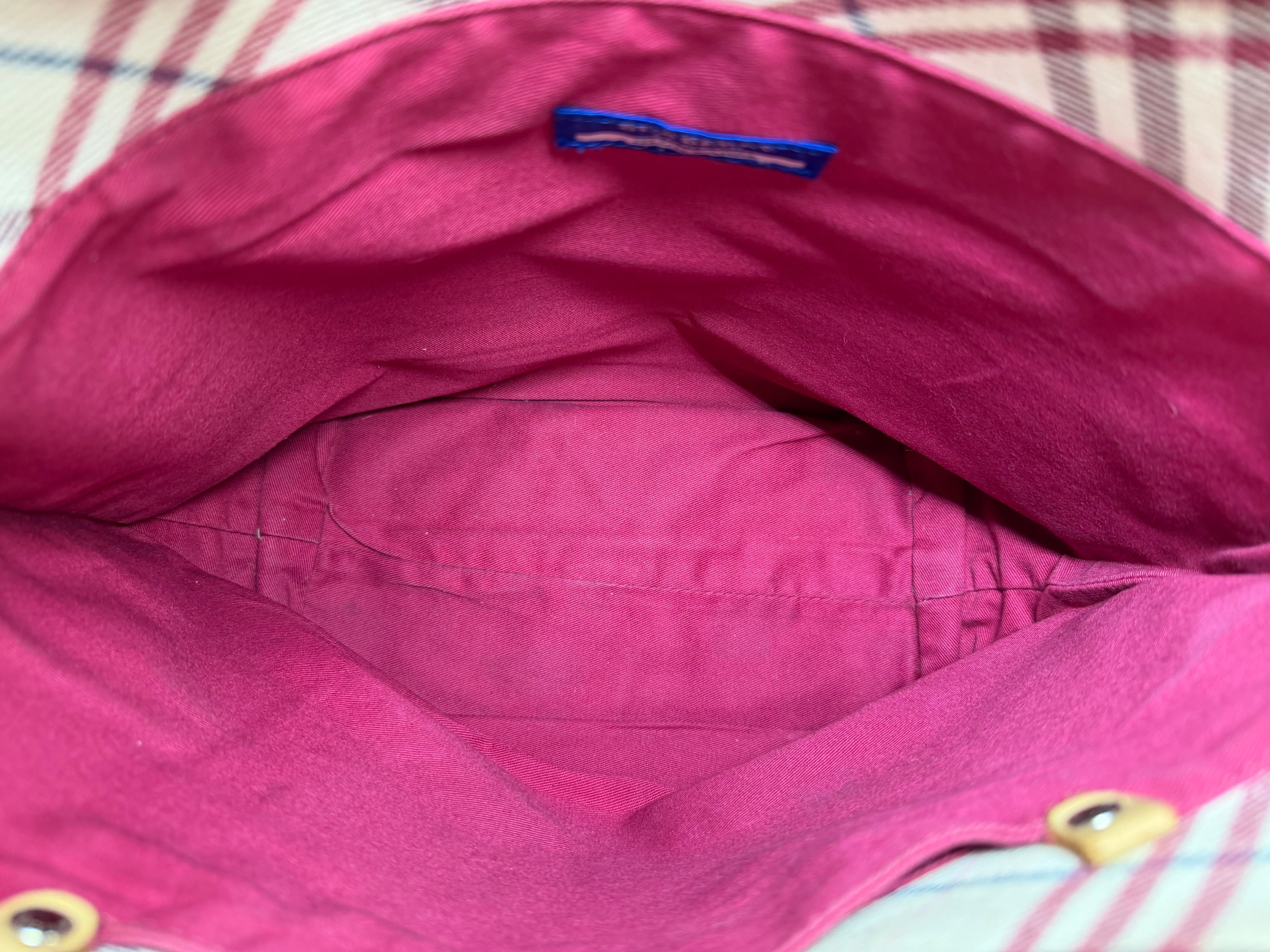 Burberry London Canvas Tote Bag (Blue Label)