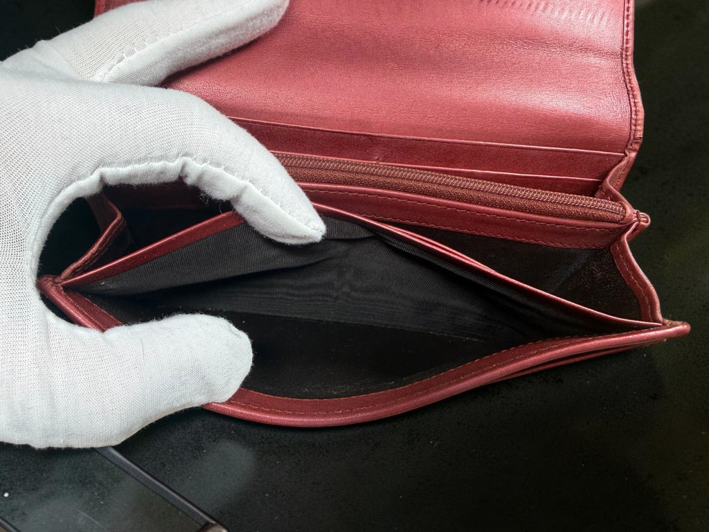 Gucci Lovely Heart GG Supreme Continental Long Wallet