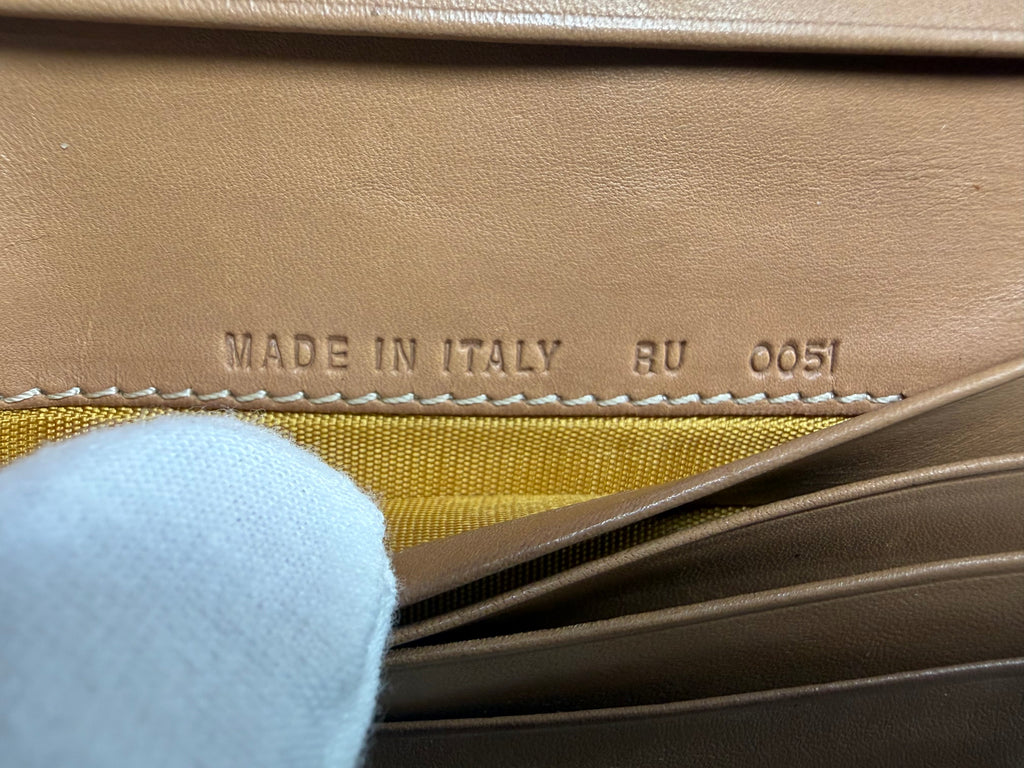 Christian Dior Denim Saddle Wallet – Faded Denim with Brown Leather