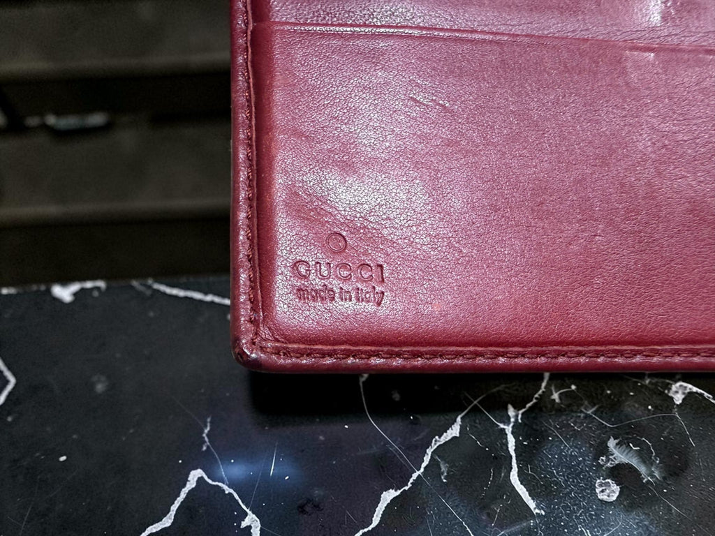 Gucci GG Supreme Heart Logo French Wallet