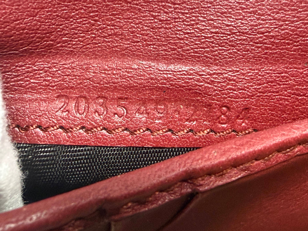 Gucci GG Supreme Heart Logo French Wallet