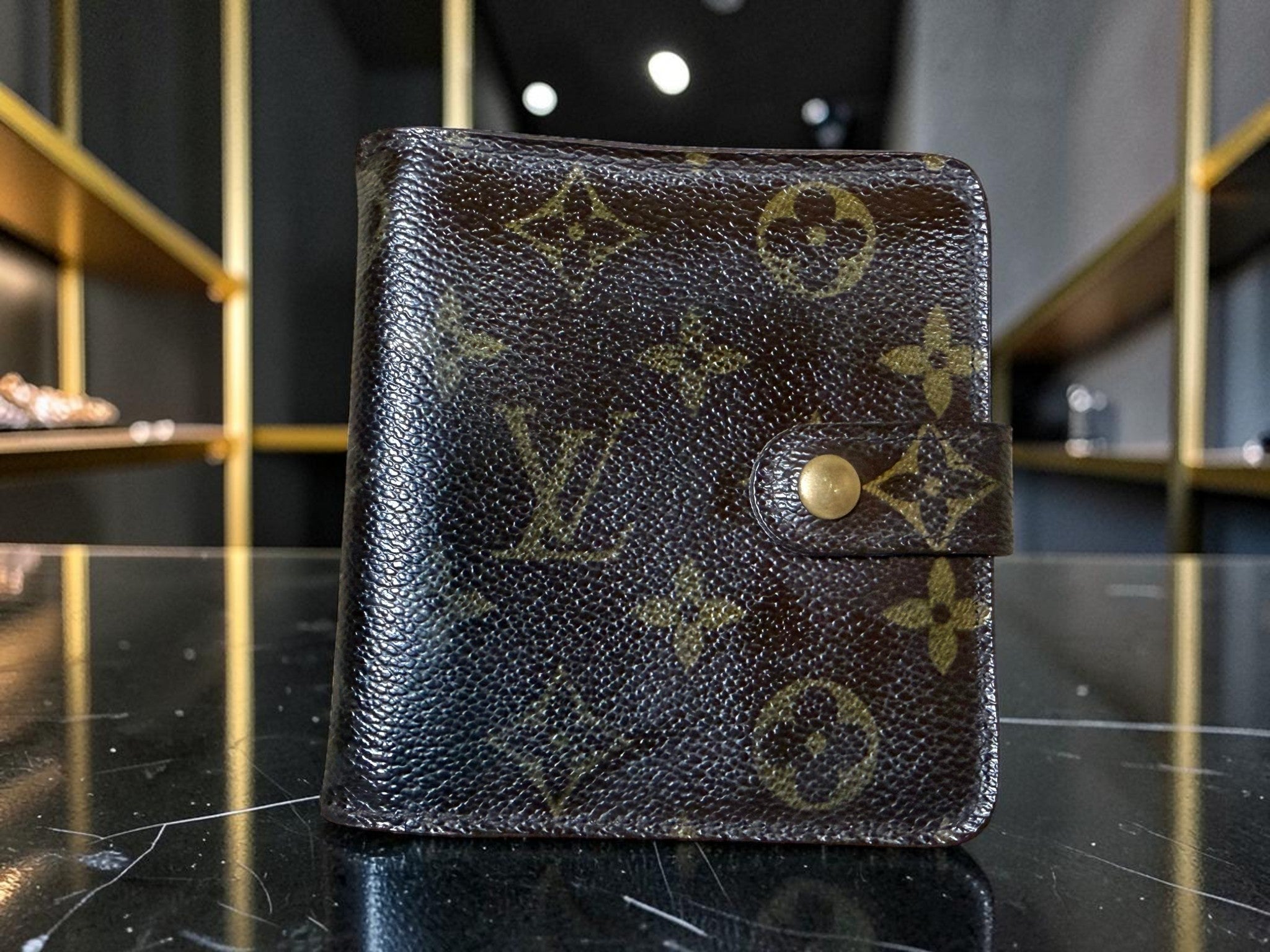 Louis Vuitton Monogram Compact Zip Bifold Wallet - CA0055