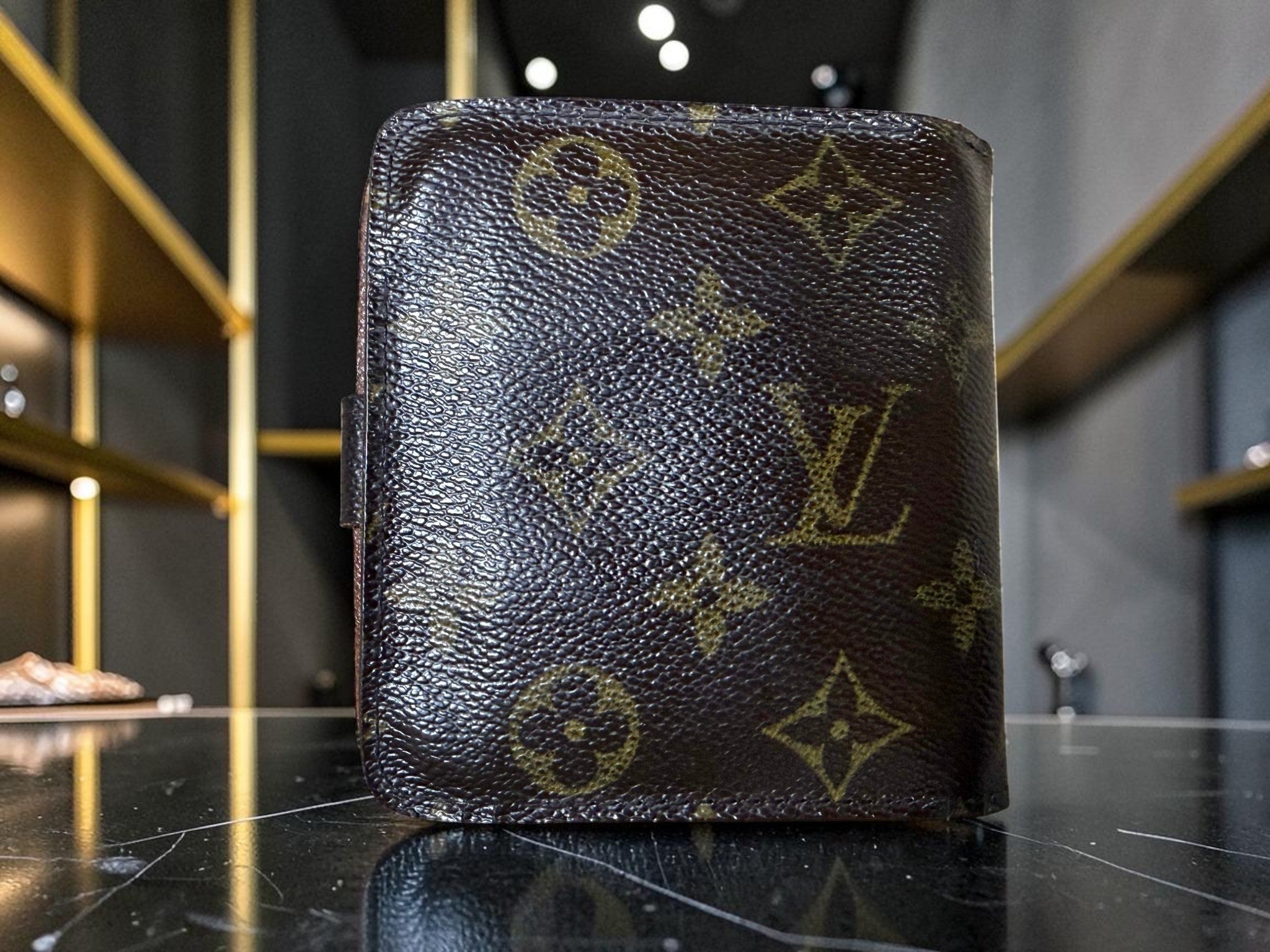 Louis Vuitton Monogram Compact Zip Bifold Wallet - CA0055