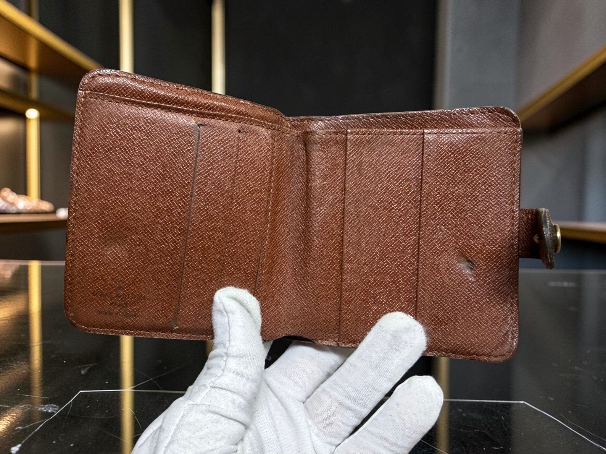 Louis Vuitton Monogram Compact Zip Bifold Wallet - CA0055