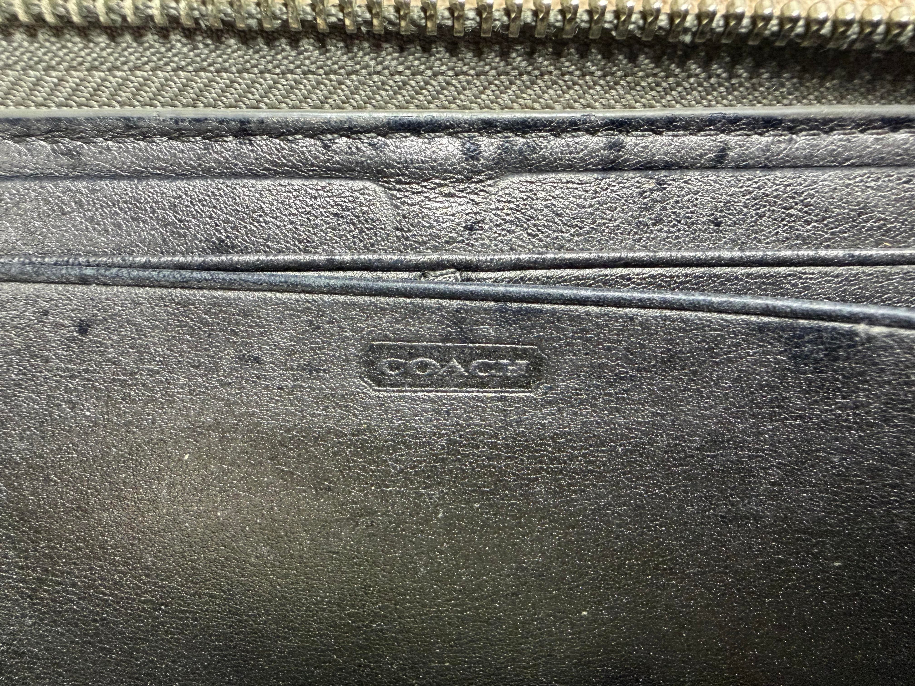 Coach Heritage Stripe Signature Long Wallet