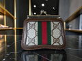 Vintage Gucci Sherry Line GG Supreme Coin Purse