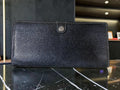 Givenchy Black Pebbled Leather Continental Wallet