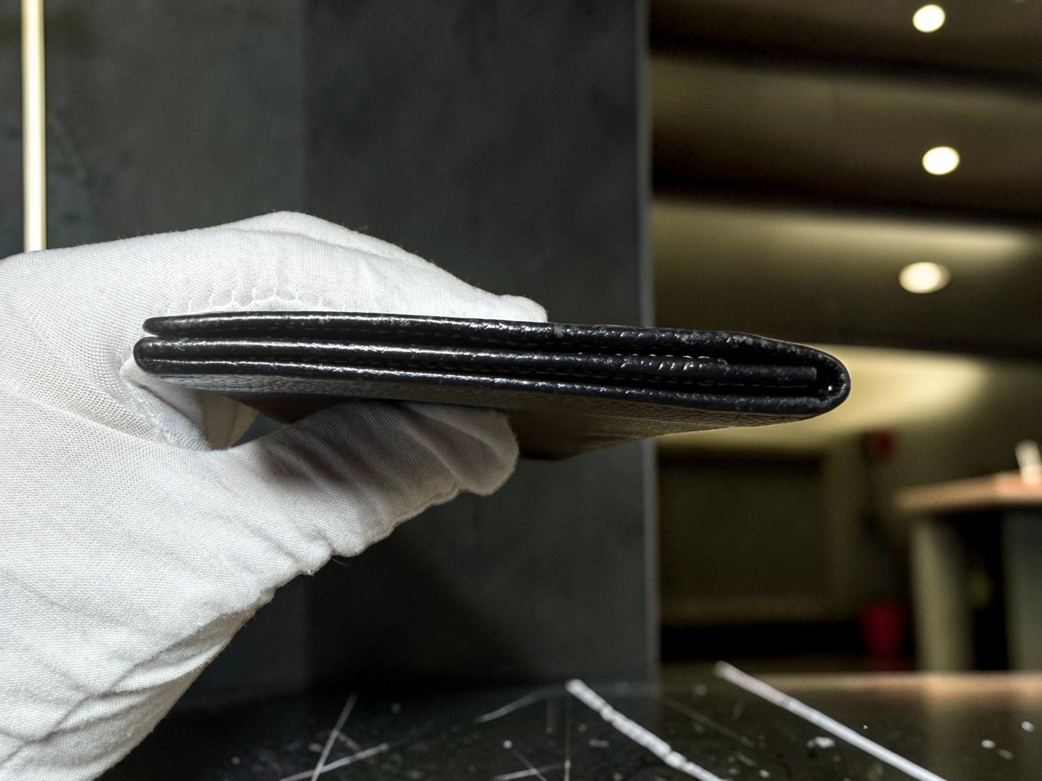 Givenchy Black Pebbled Leather Continental Wallet