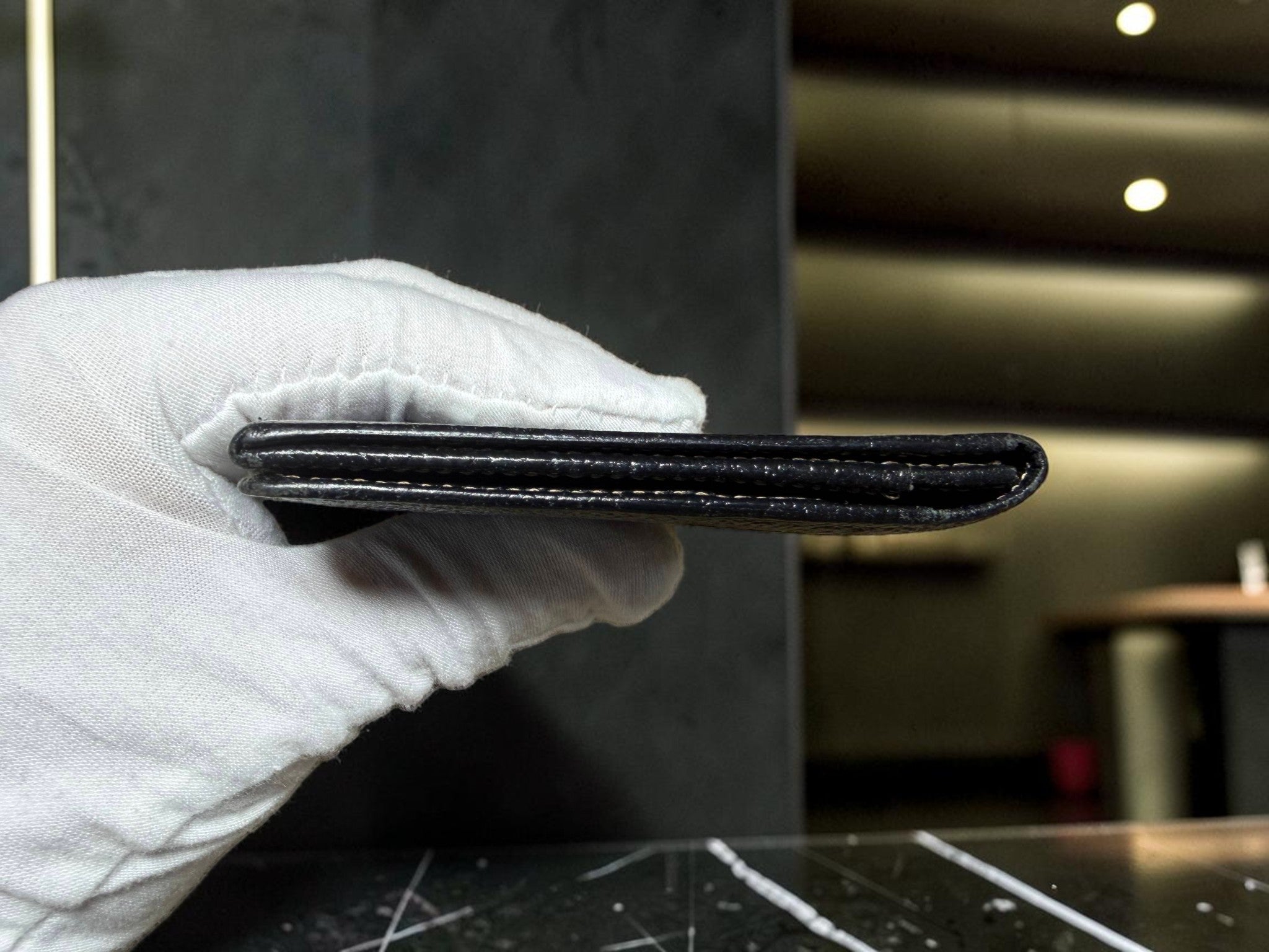 Givenchy Black Pebbled Leather Continental Wallet