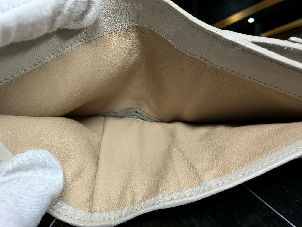 Bottega Veneta Grey Intrecciato Leather Flower Wallet