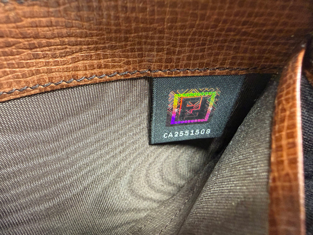 Fendi Zucca Canvas Zip-Around Continental Wallet