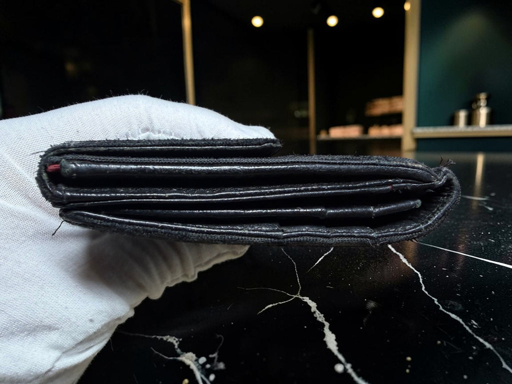 Bvlgari Logomania Black Canvas Long Wallet