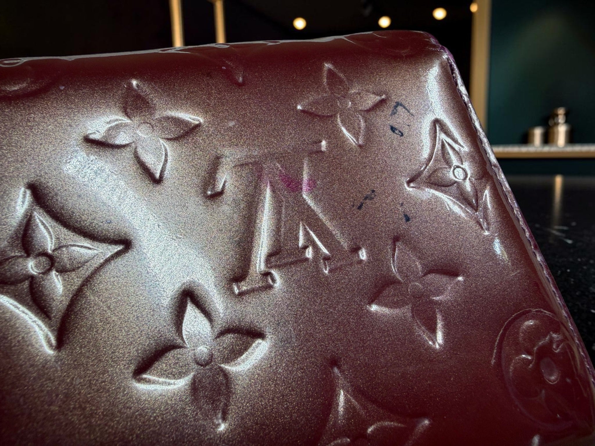Louis Vuitton Vernis Sara Long Wallet in Améthyste