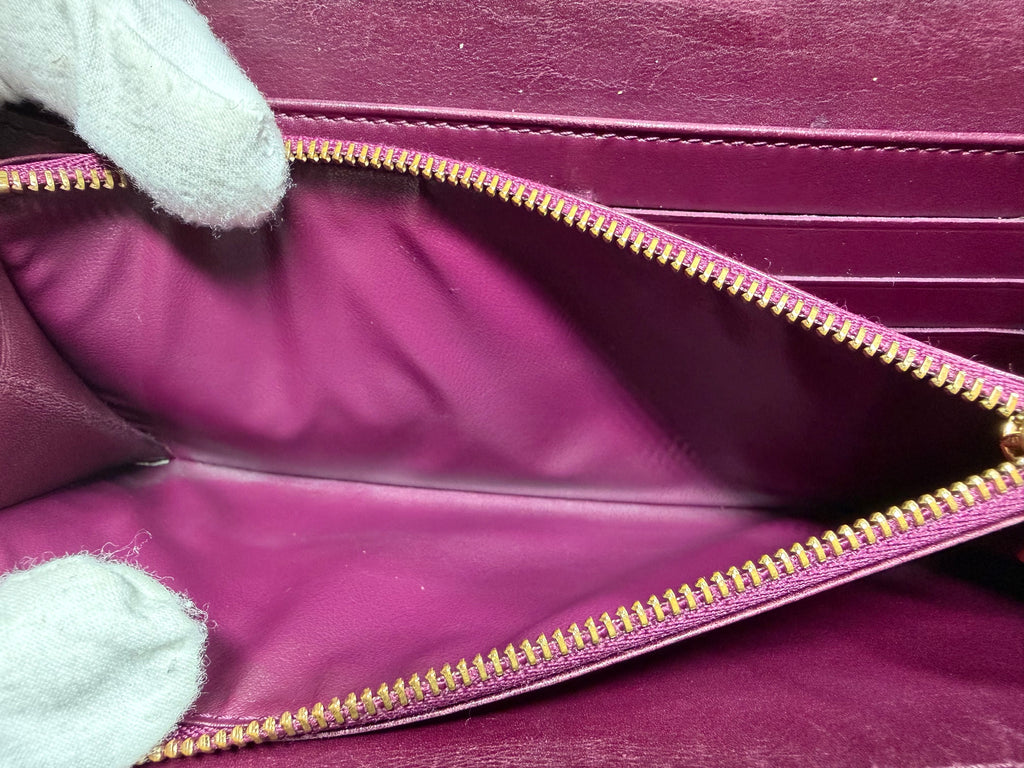 Louis Vuitton Vernis Sara Long Wallet in Améthyste