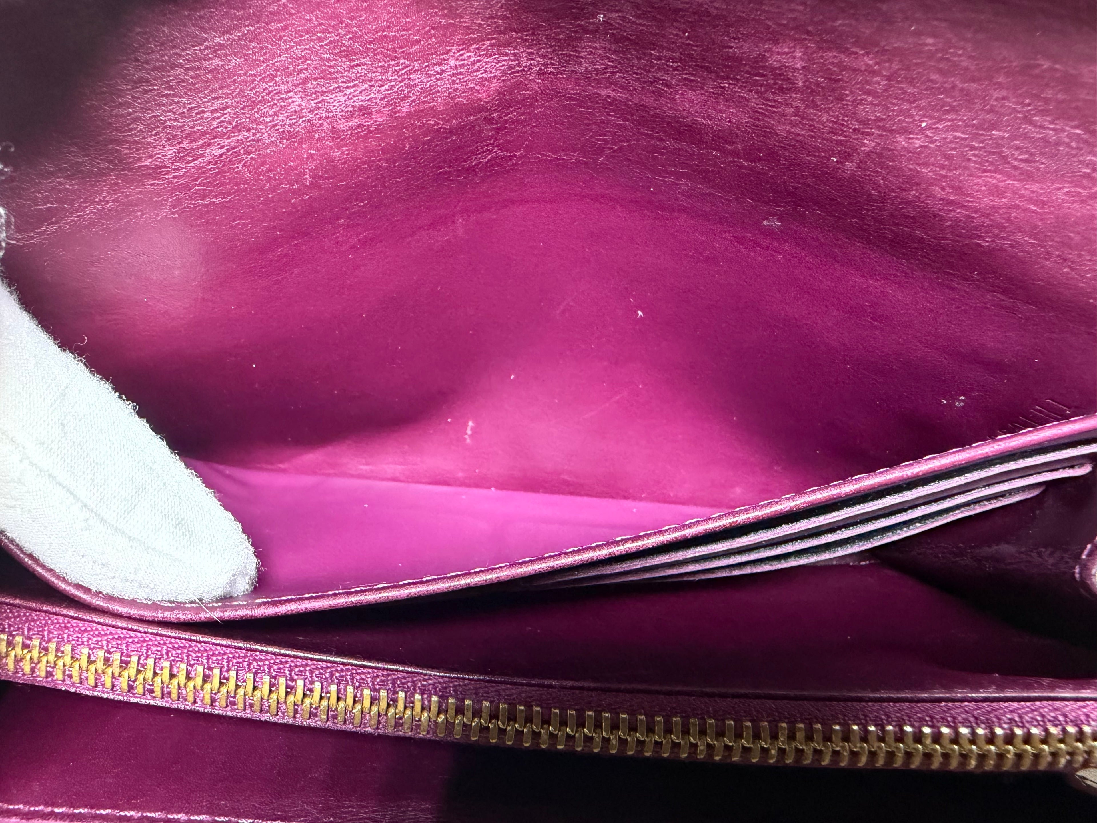 Louis Vuitton Vernis Sara Long Wallet in Améthyste