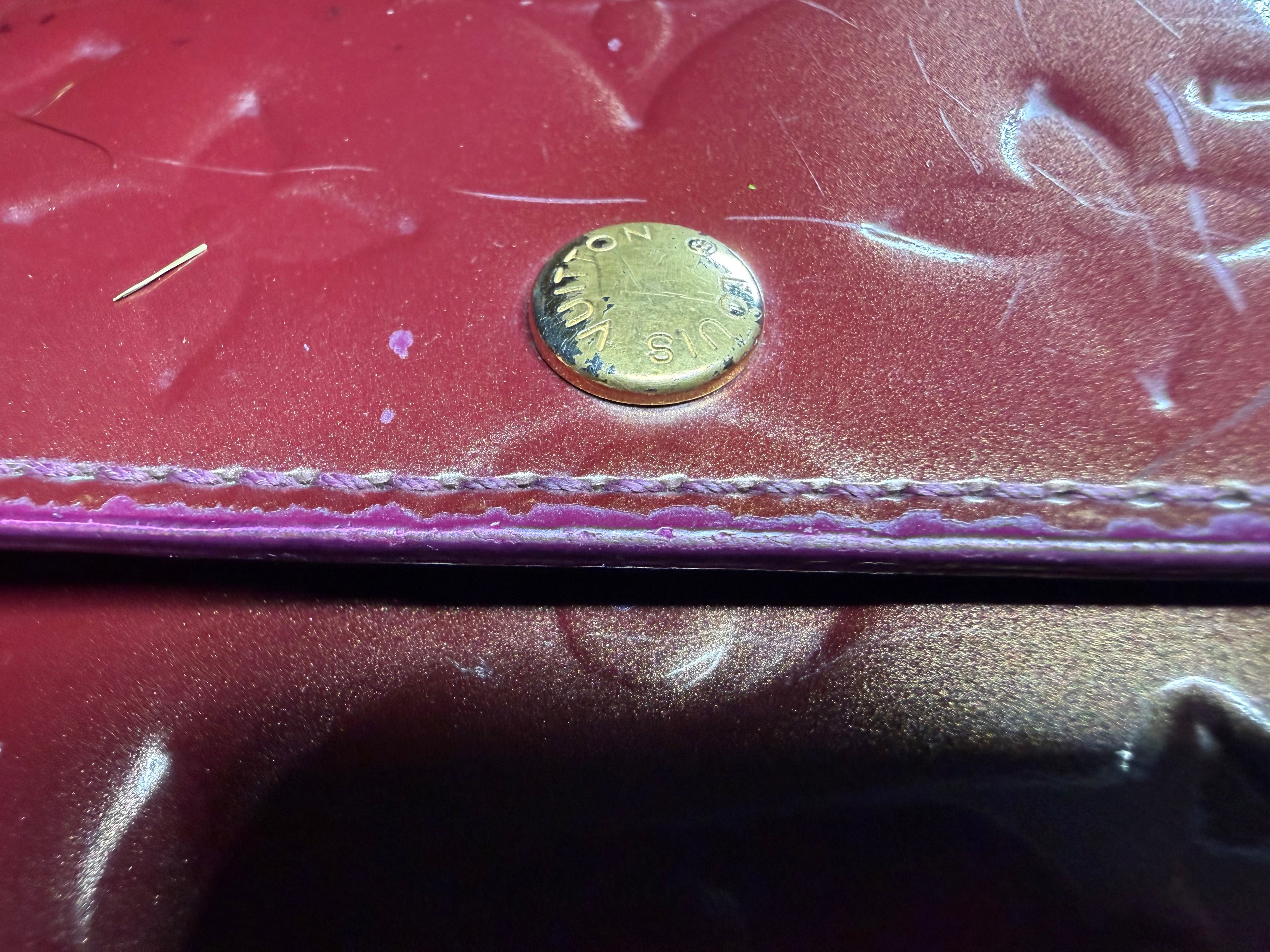 Louis Vuitton Vernis Sara Long Wallet in Améthyste