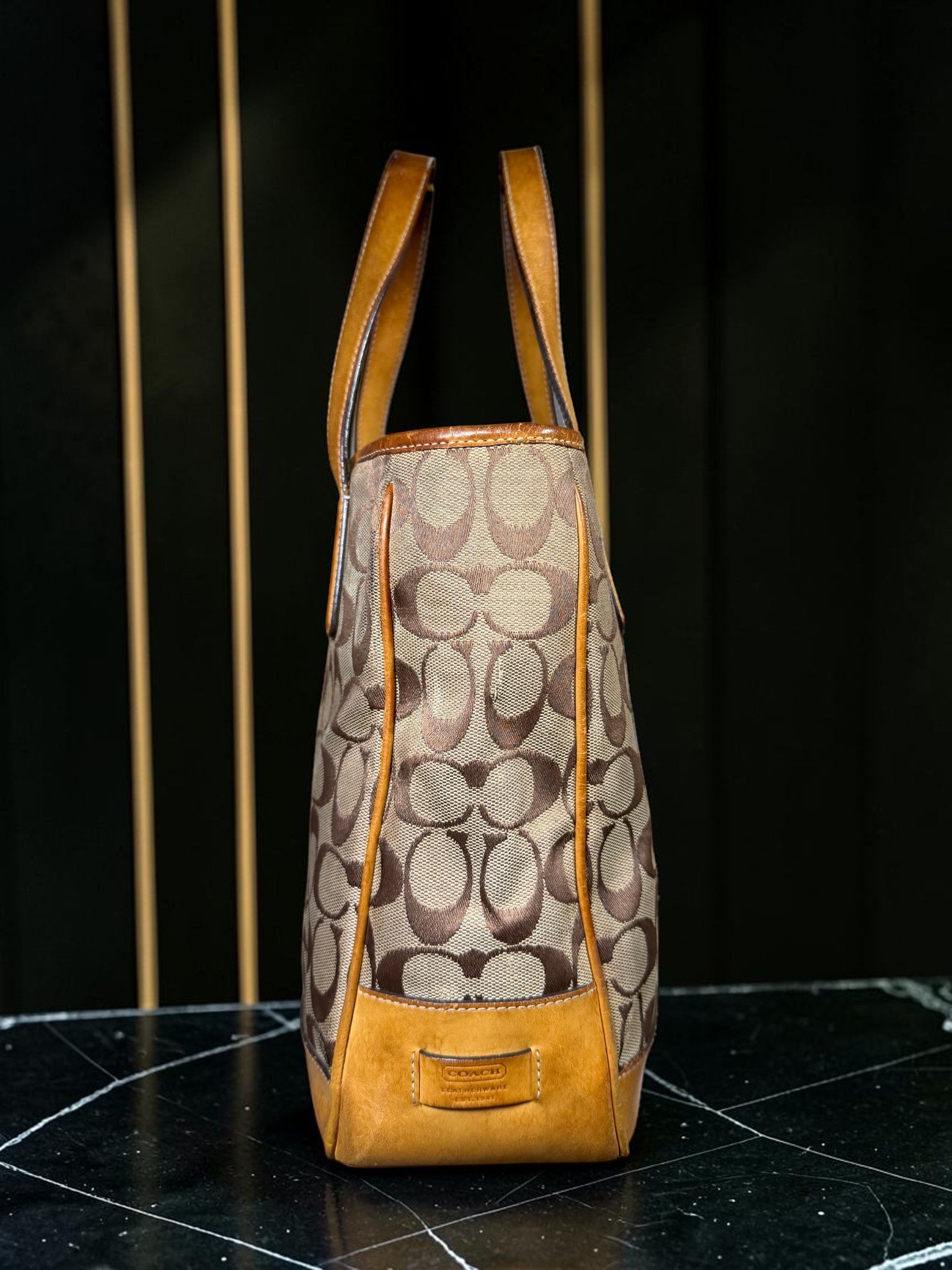 Coach Hamptons Signature Canvas Tote Bag – Style 6092