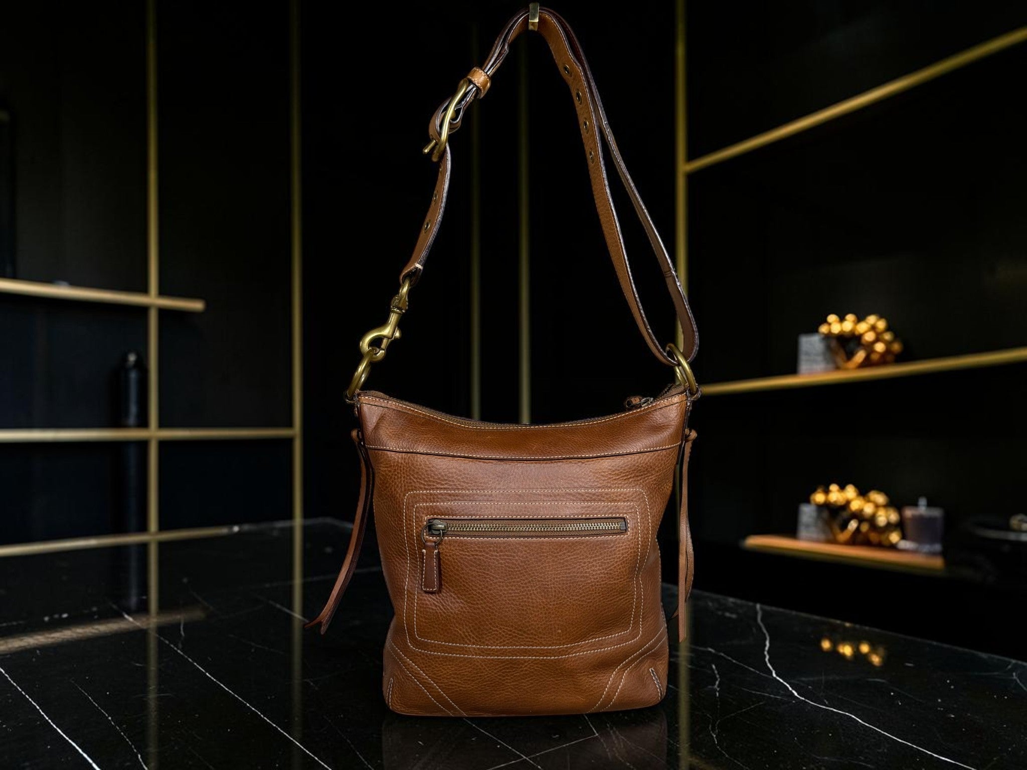 Vintage Coach Chelsea Laced Hobo Shoulder Bag – Style 10399