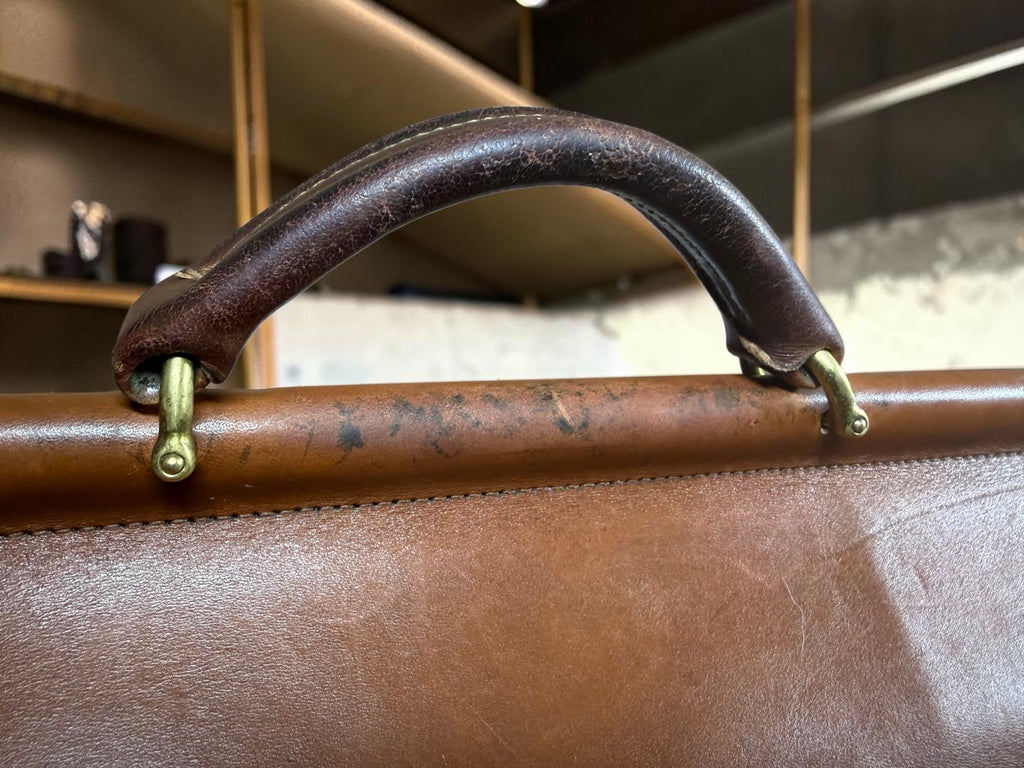 Vintage Coach Beekman Briefcase (M7C-5266) in British Tan (Made in the United States)