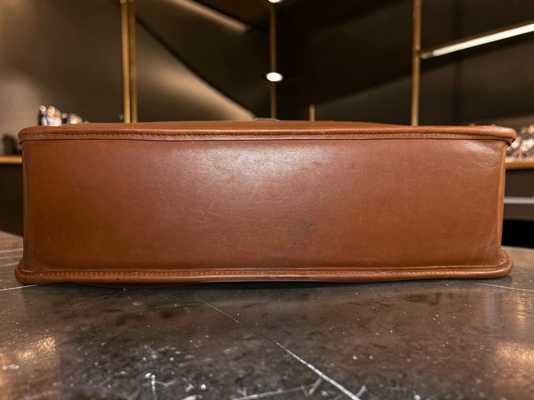 Vintage Coach Beekman Briefcase (M7C-5266) in British Tan (Made in the United States)