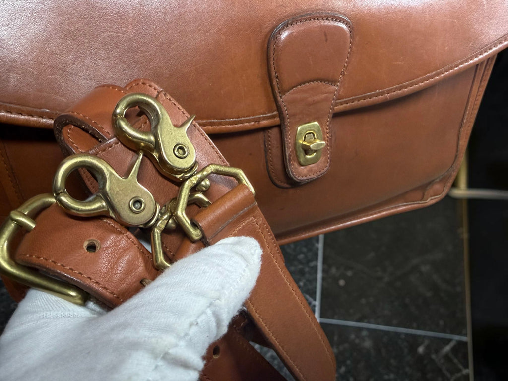 Vintage Coach Beekman Briefcase (M7C-5266) in British Tan (Made in the United States)