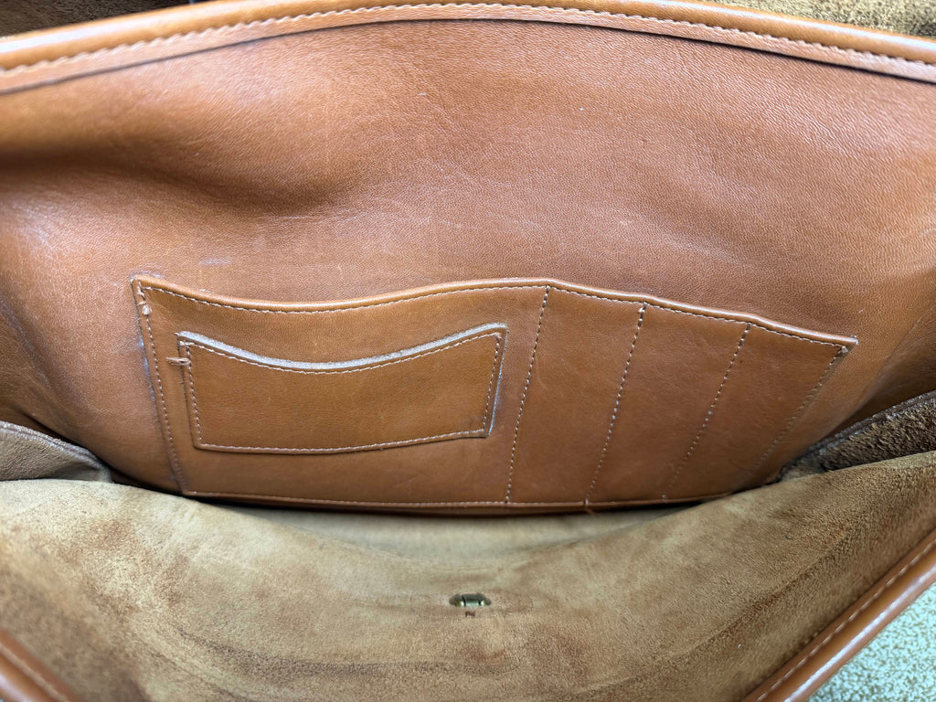 Vintage Coach Beekman Briefcase (M7C-5266) in British Tan (Made in the United States)
