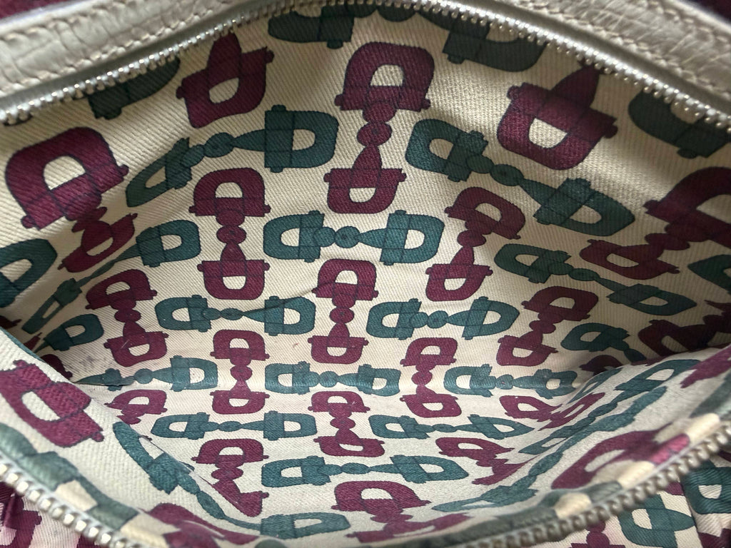 Gucci GG Supreme Jolicoeur (Sherry Line) Tote 137396 (With both charms attached)