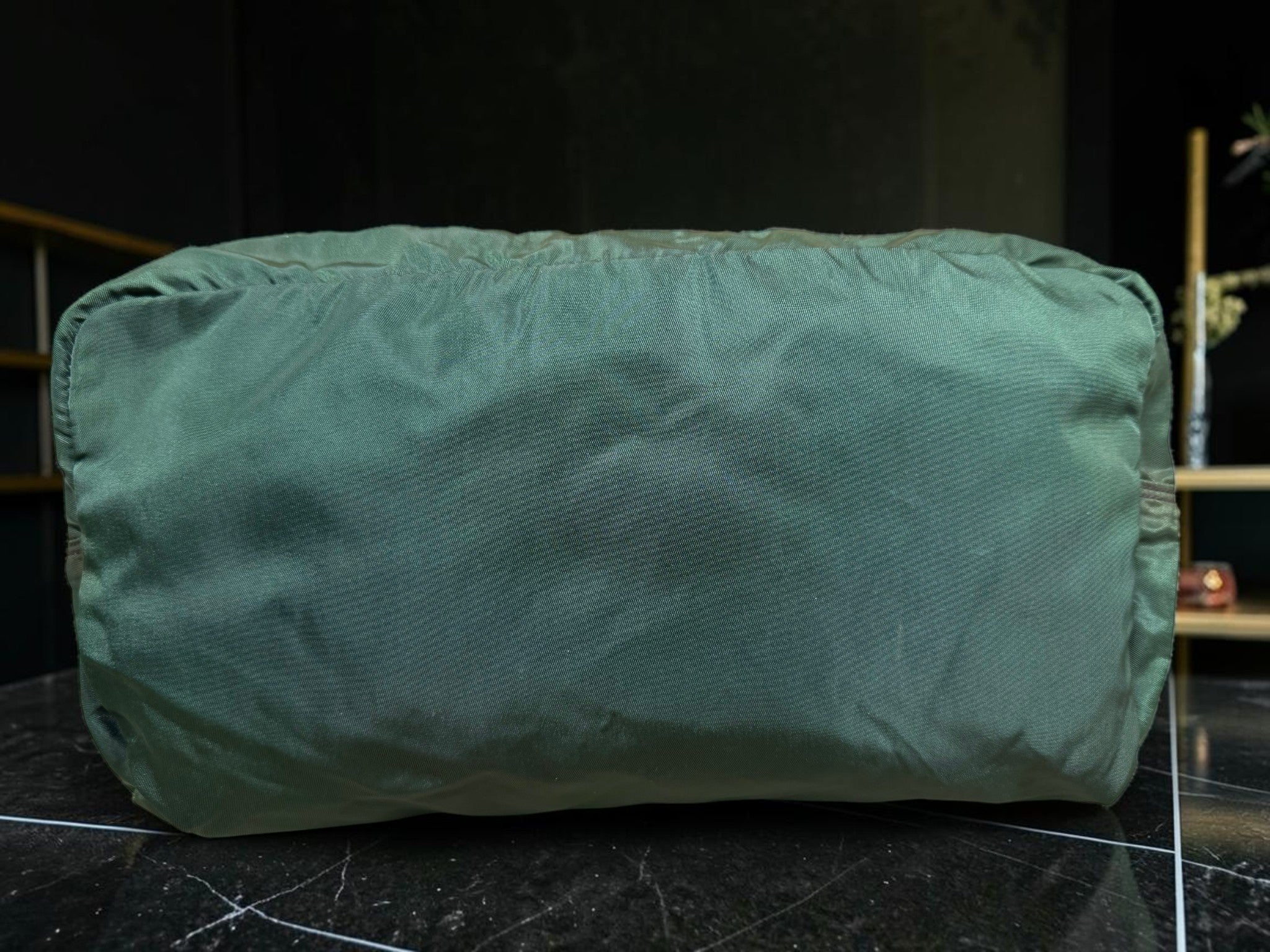 Prada Tessuto Nylon Pouch in Olive Green