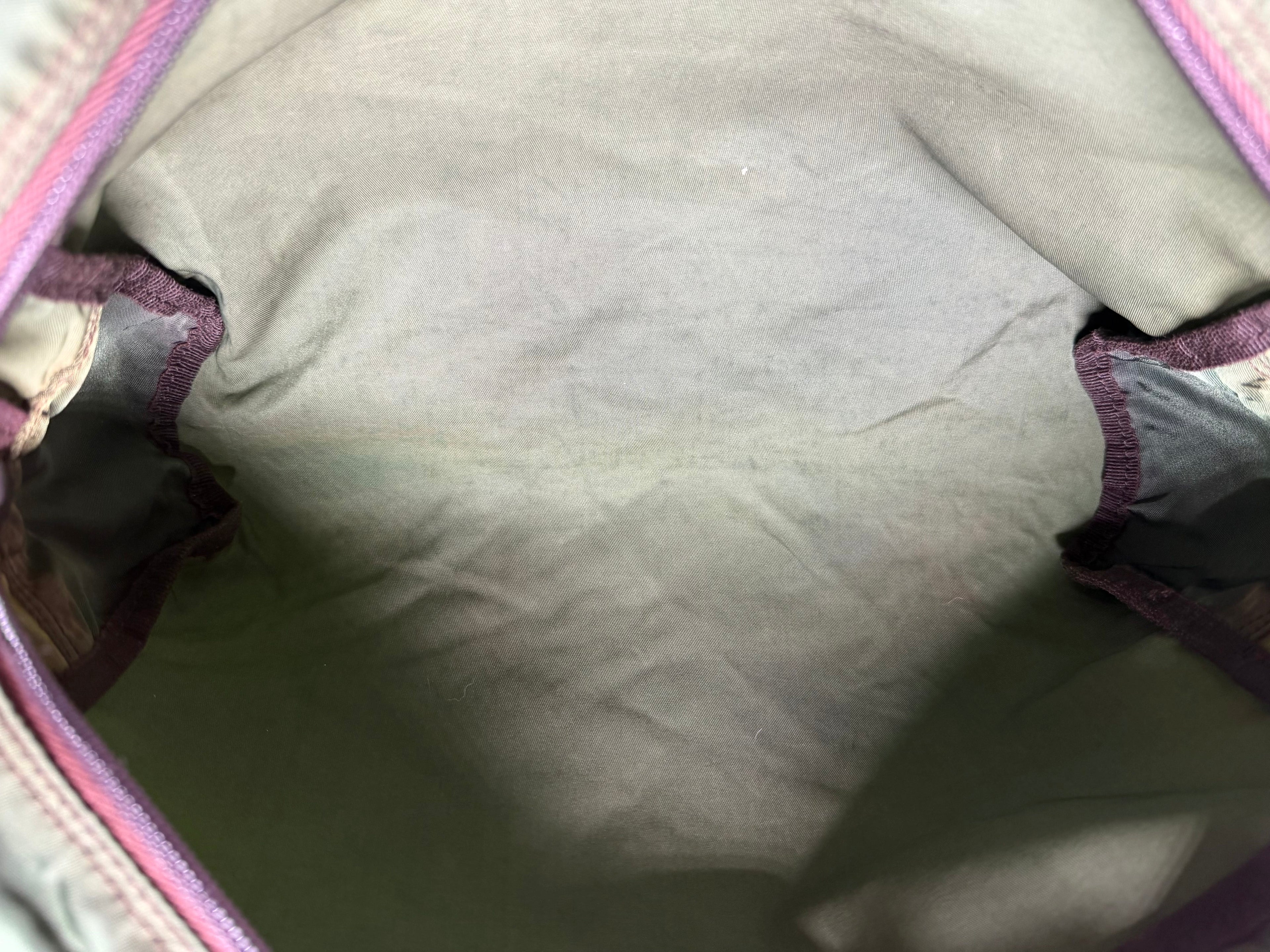 Prada Tessuto Nylon Pouch in Olive Green