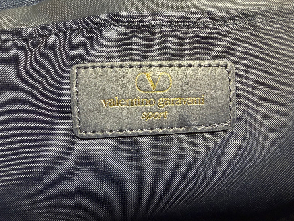 Valentino Garavani Sport Navy Nylon Tote