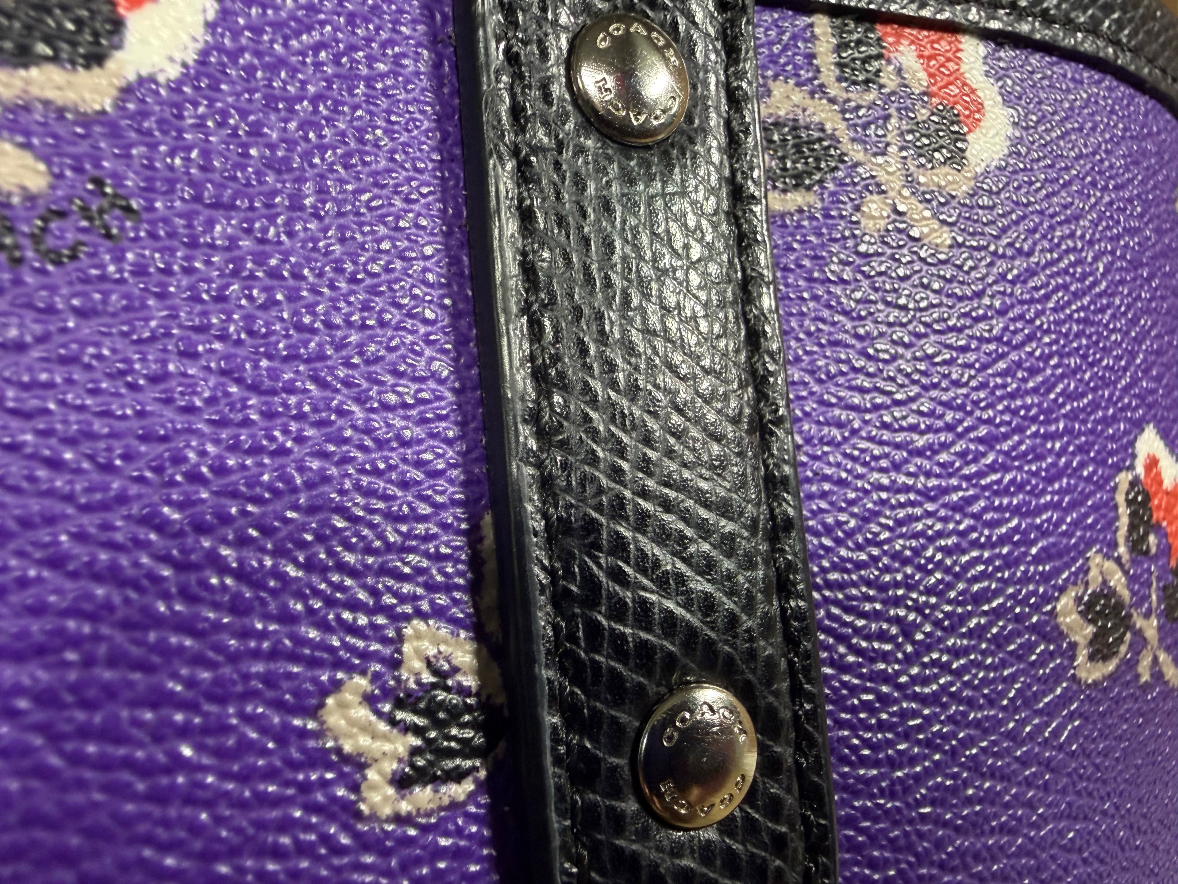 Coach Reversible City Tote (Bramble Rose Print/Black)