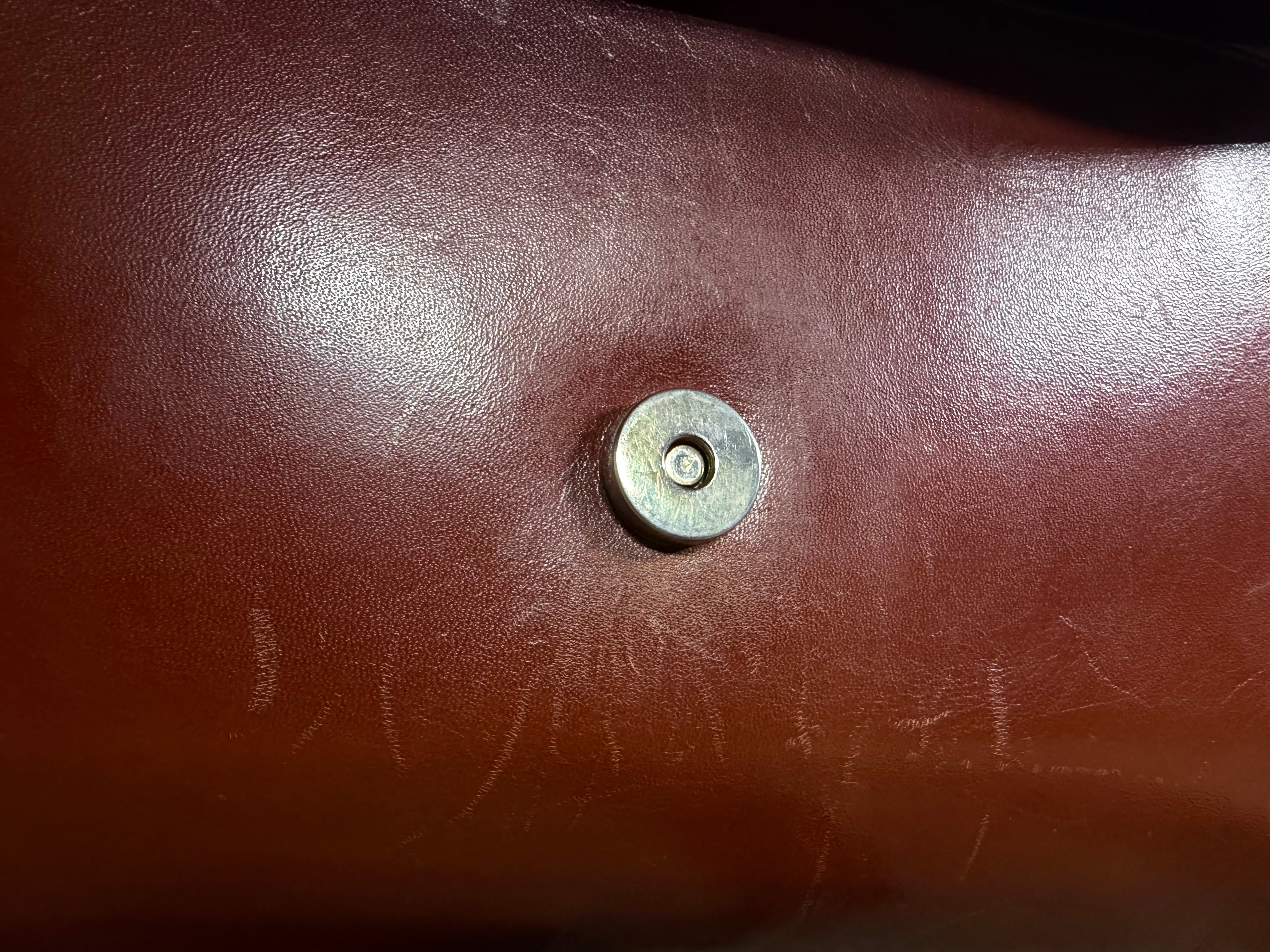 Vintage Bally Brown Leather Shoulder Bag