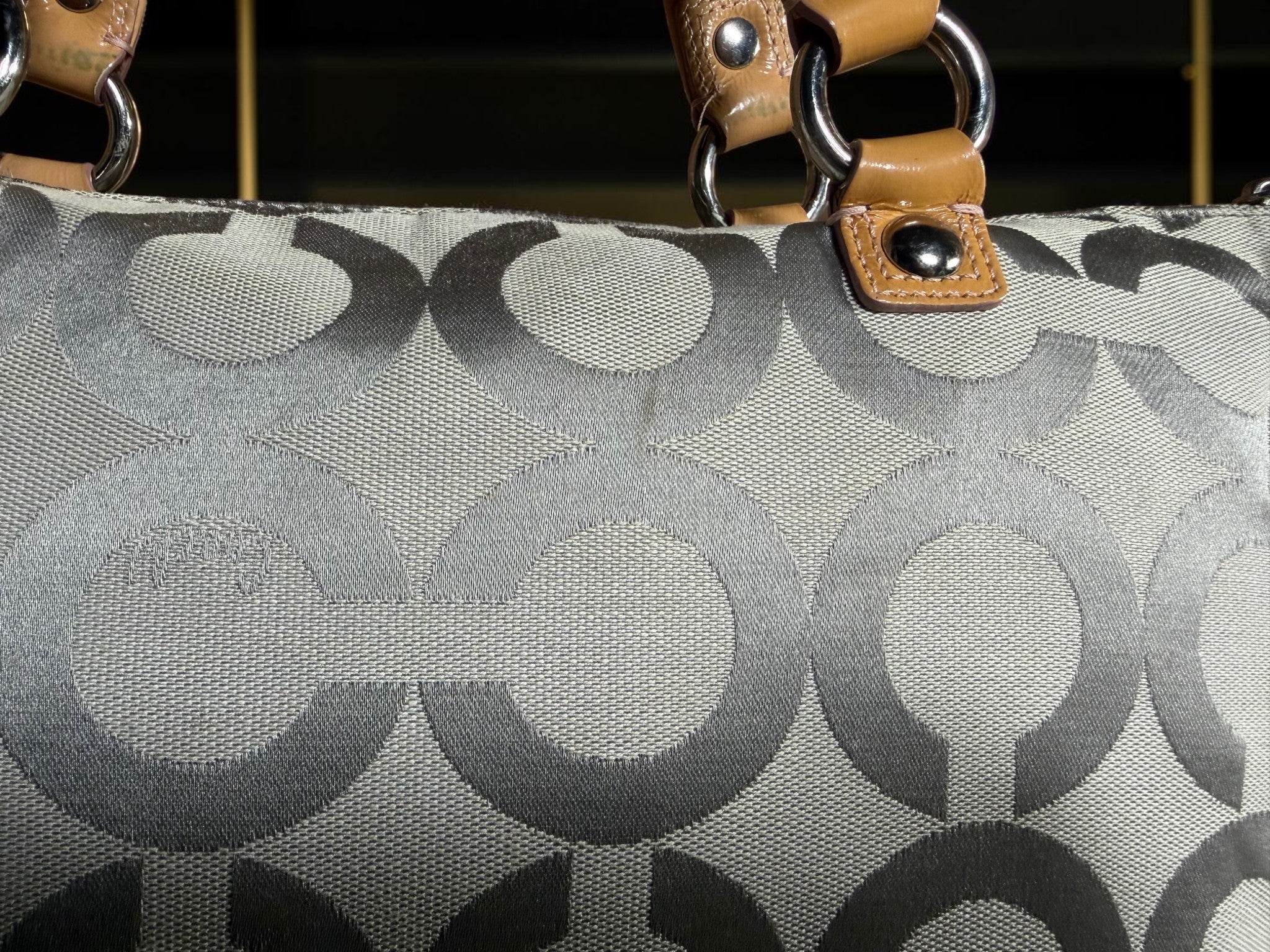 Coach Poppy Op Art Glam Tote (D1093-15331)