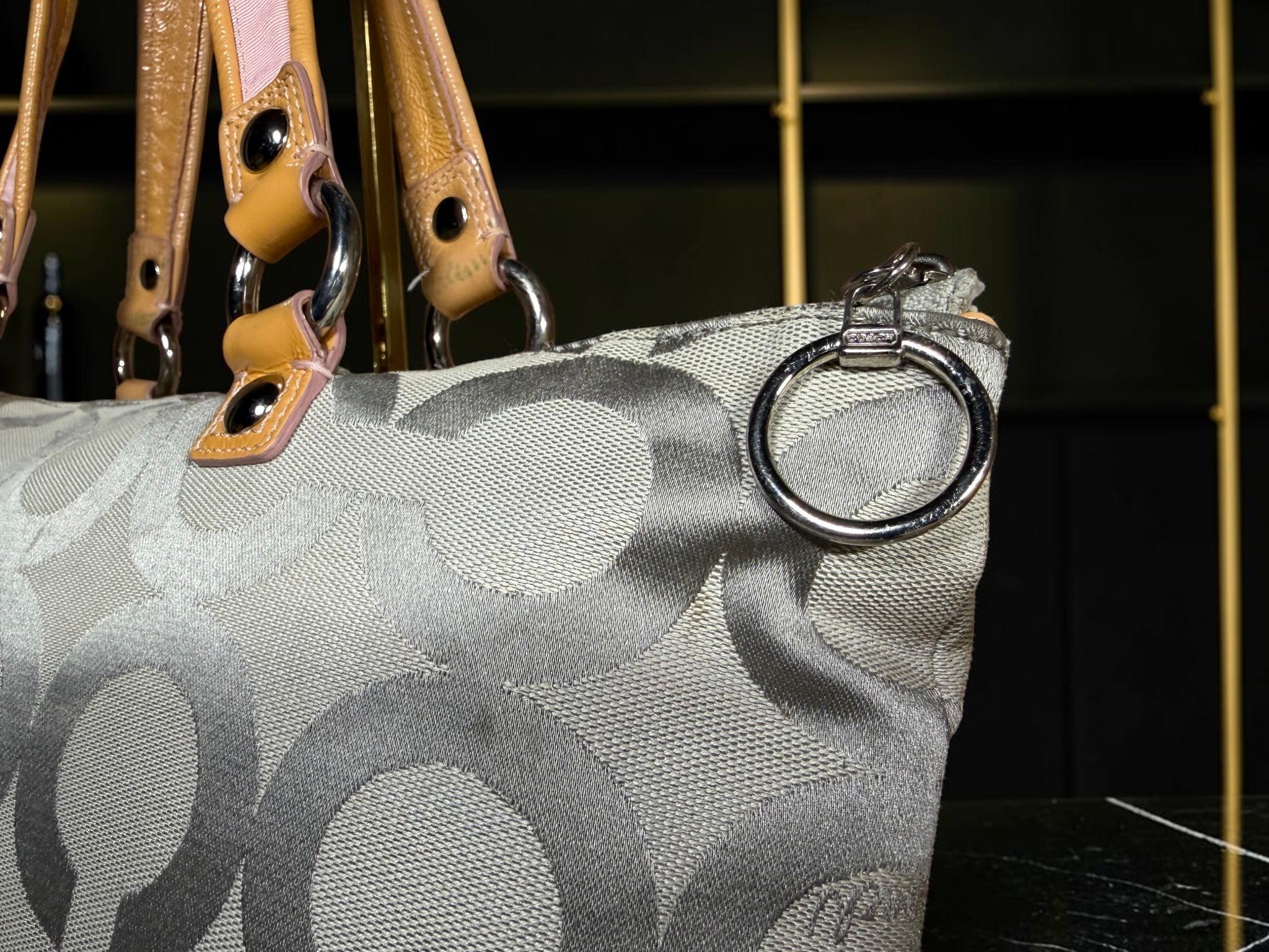 Coach Poppy Op Art Glam Tote (D1093-15331)