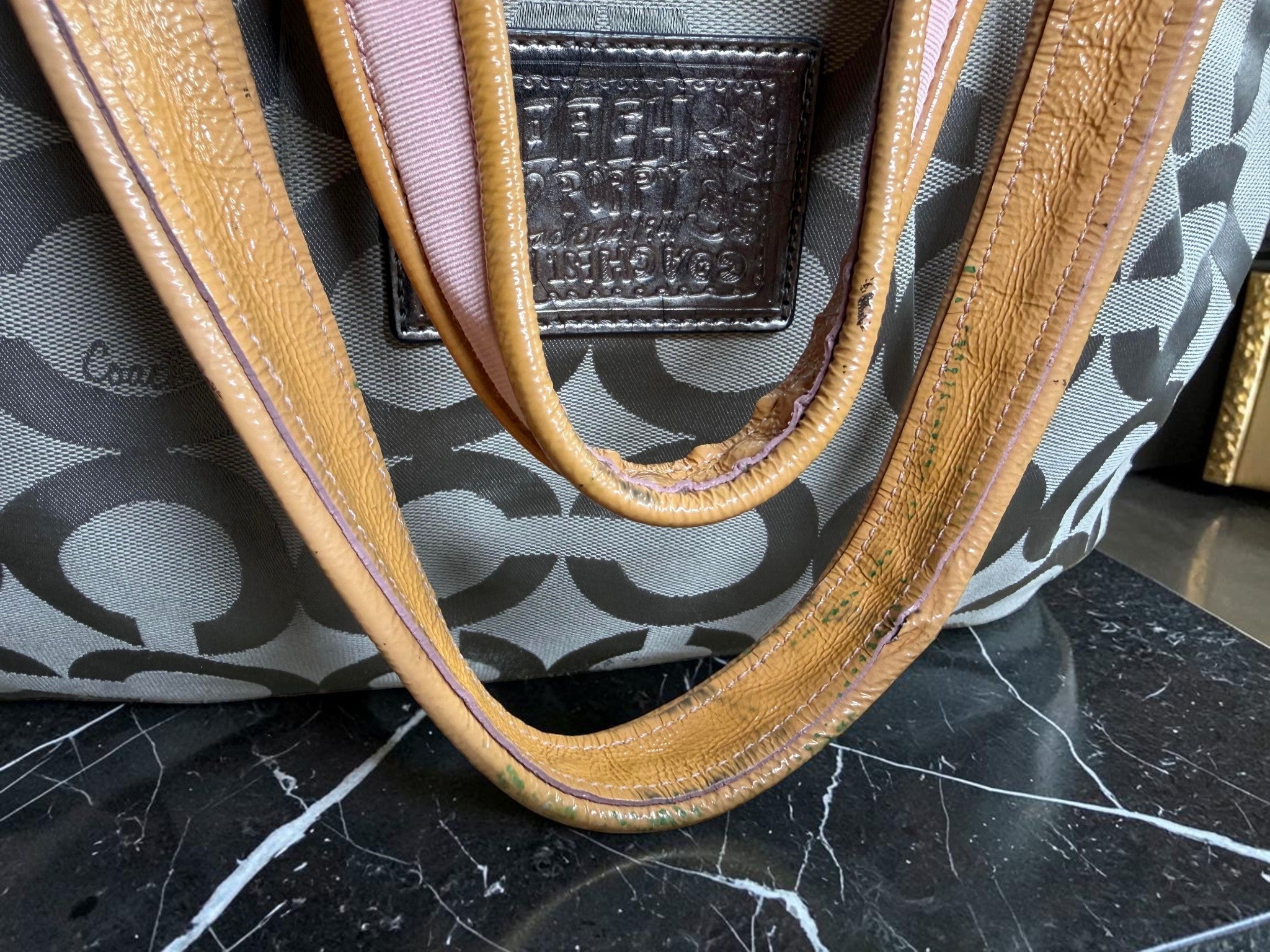 Coach Poppy Op Art Glam Tote (D1093-15331)