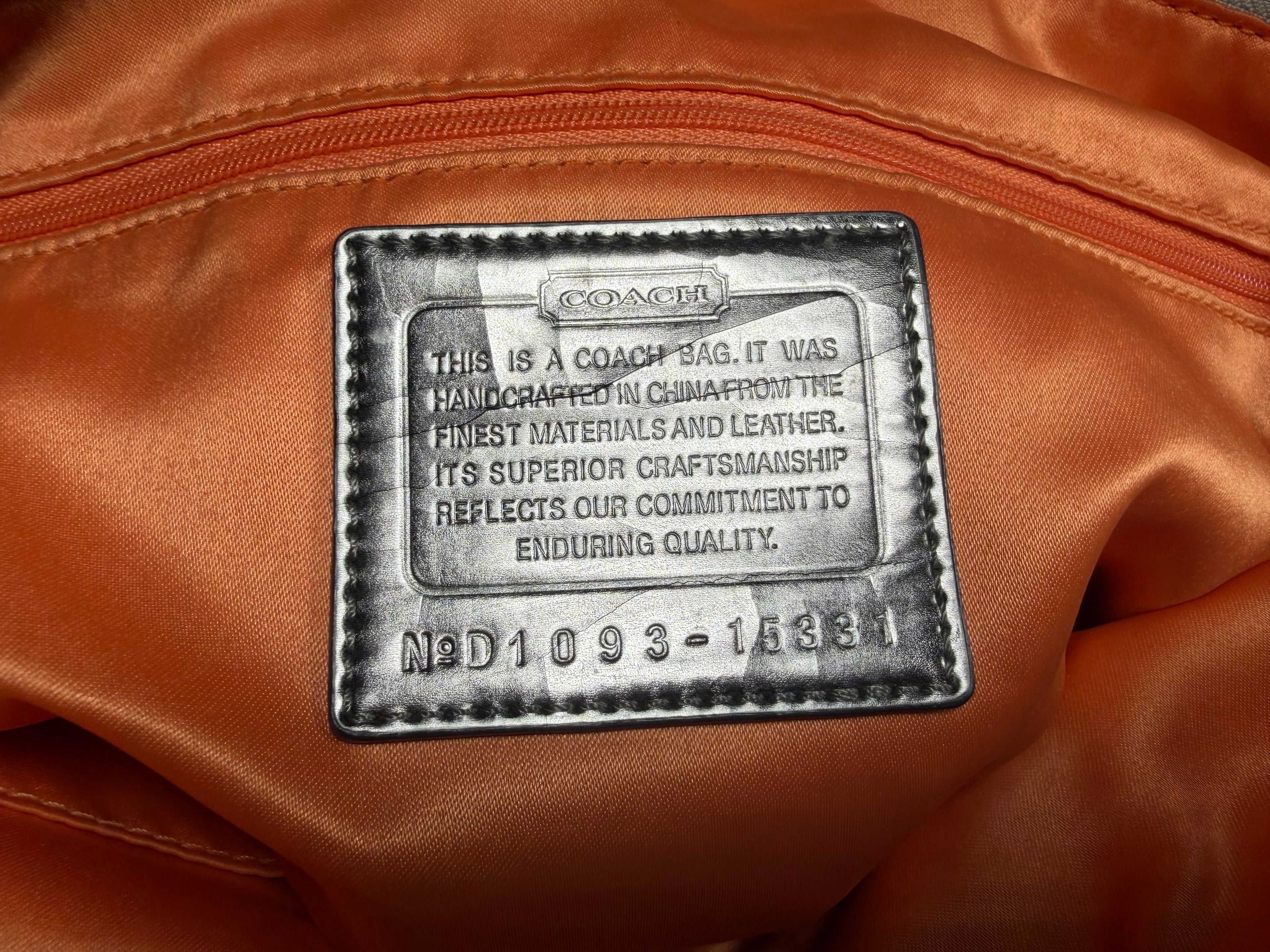 Coach Poppy Op Art Glam Tote (D1093-15331)