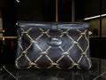 Vintage Longchamp Leather Clutch Bag