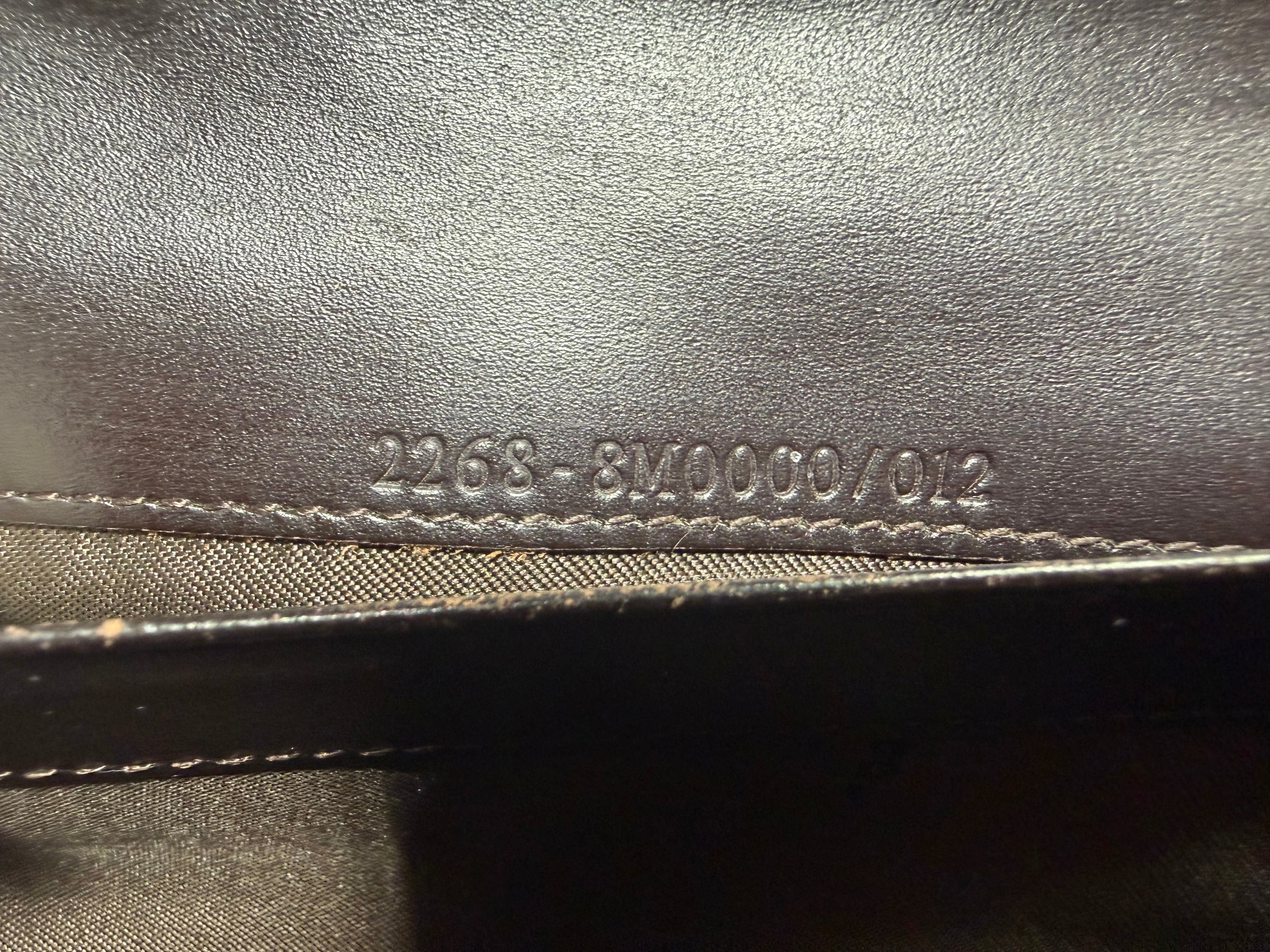 Fendi Zucca Monogram Bifold Long Wallet