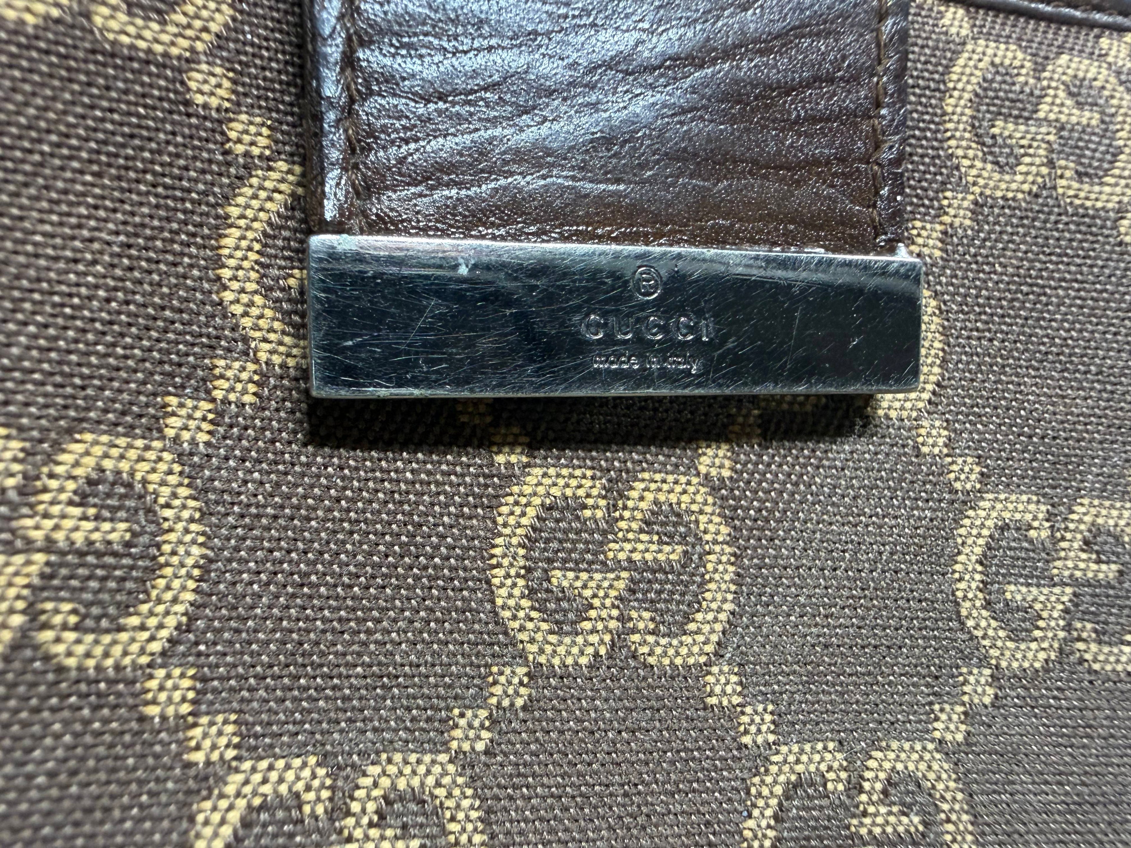 Vintage Gucci GG Monogram Bifold Wallet