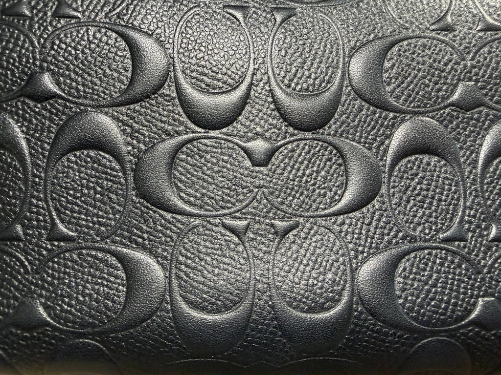 Coach Long Zip Black Leather Wallet (Newer Range)