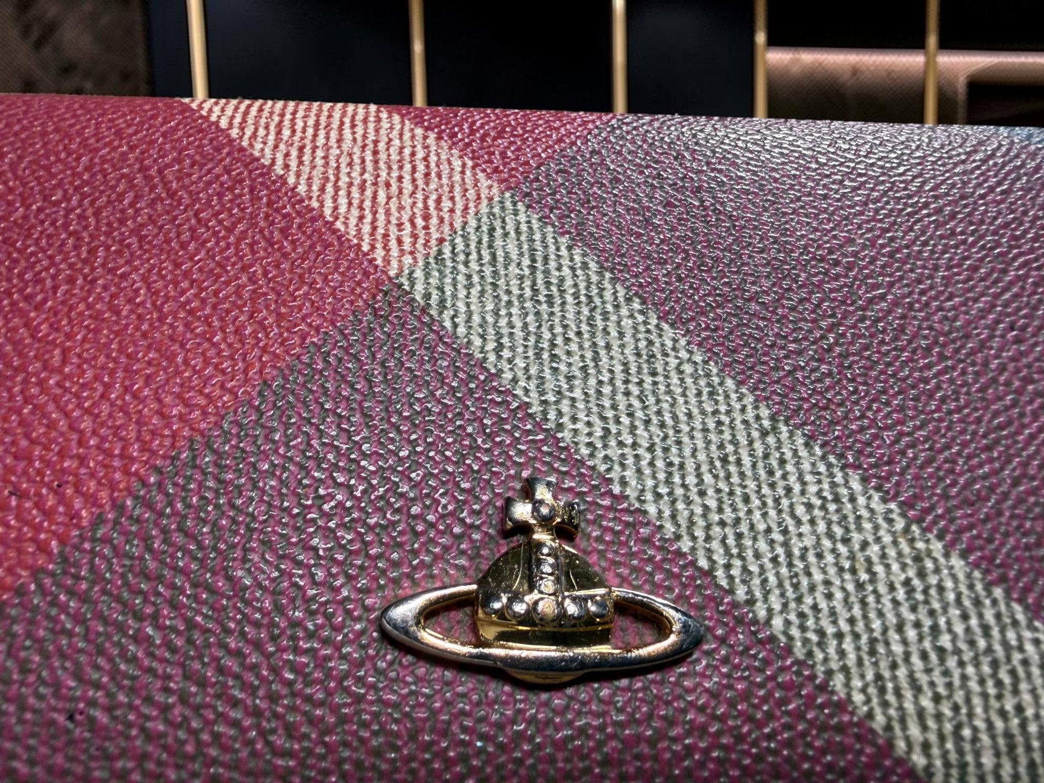 Vivienne Westwood Derby Long Wallet (Tartan Check / Orb)