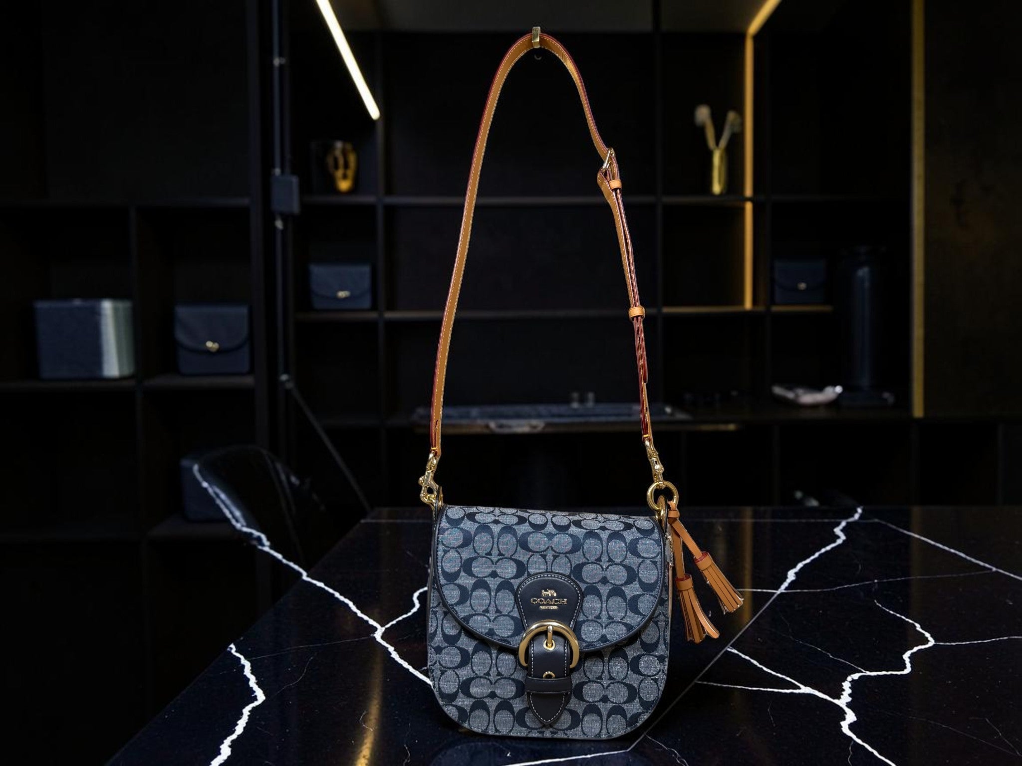 Coach Kleo 23 in Signature Denim (C8514)
