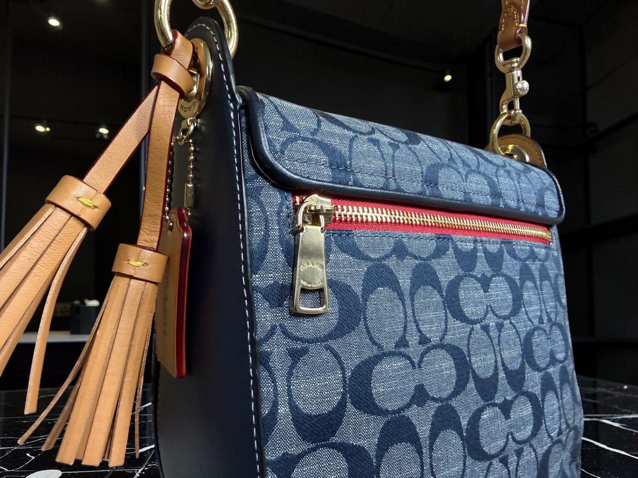 Coach Kleo 23 in Signature Denim (C8514)