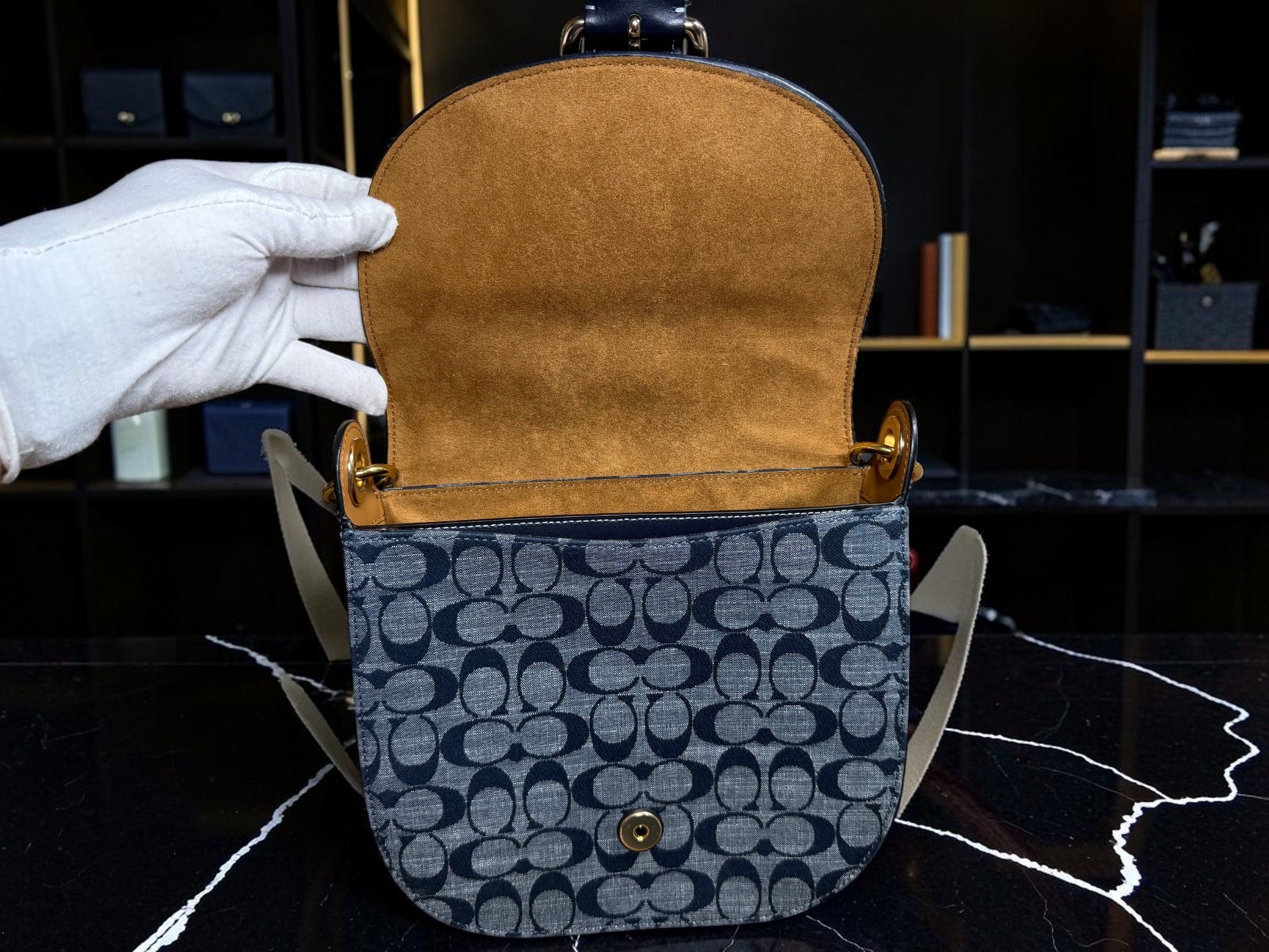 Coach Kleo 23 in Signature Denim (C8514)