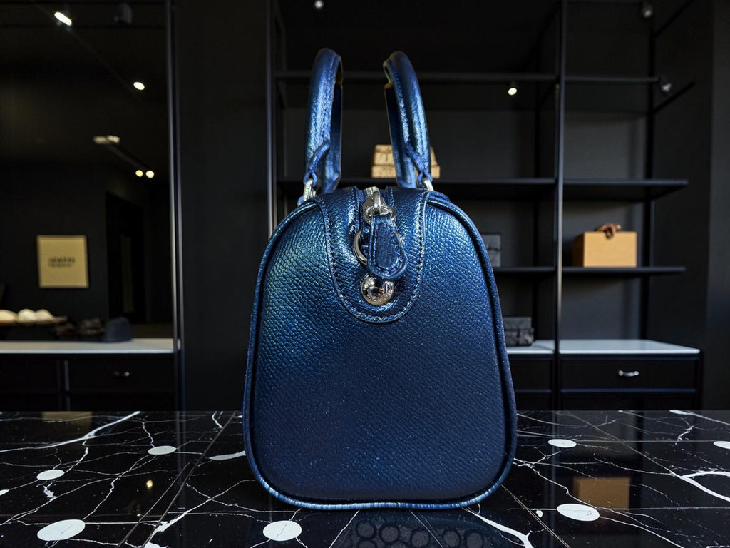RARE Coach Mini Bennett Satchel in Star Glitter Navy (J1657-F55454)