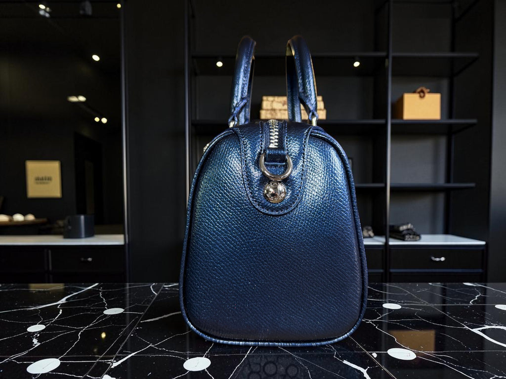 RARE Coach Mini Bennett Satchel in Star Glitter Navy (J1657-F55454)