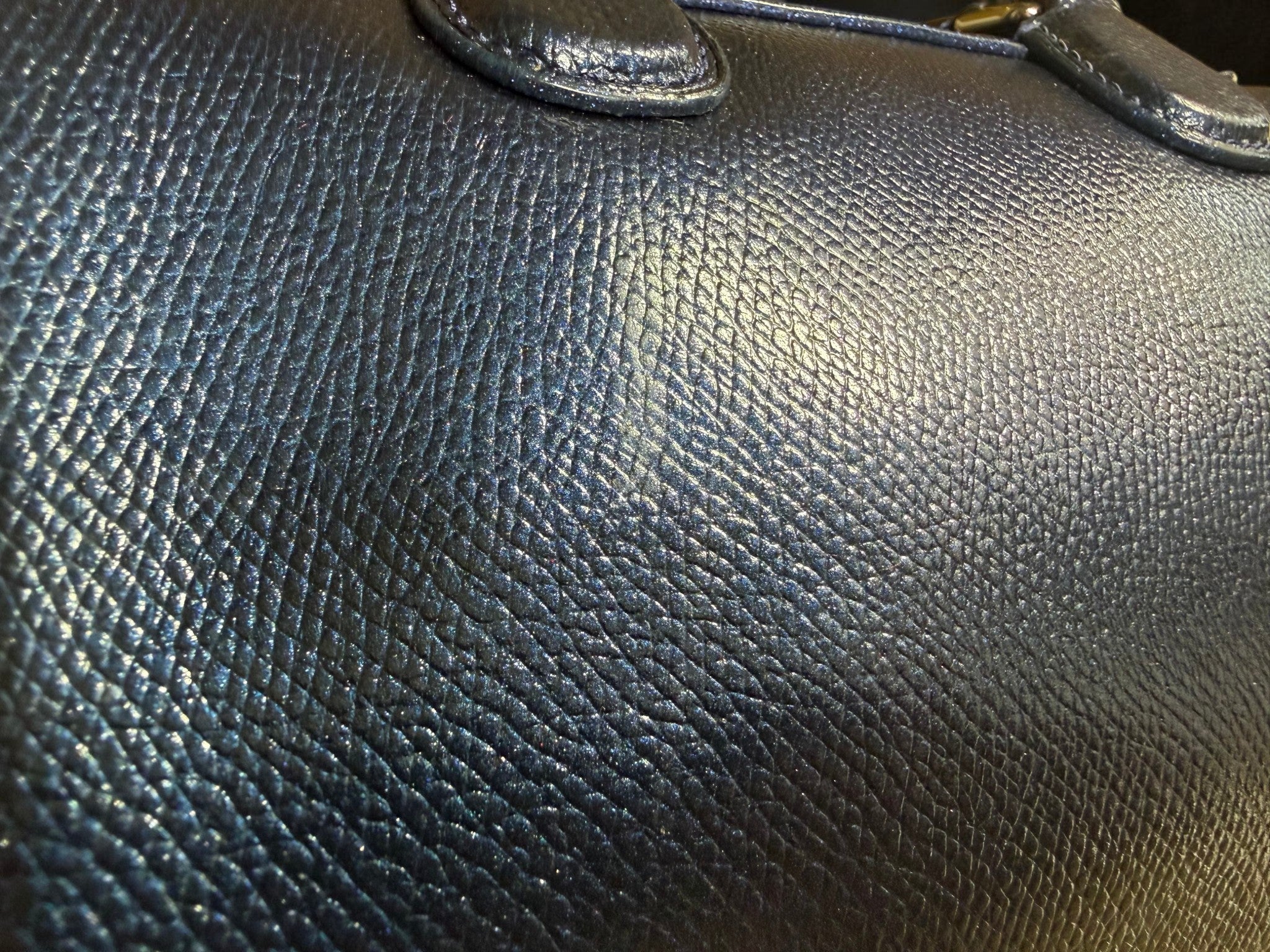 RARE Coach Mini Bennett Satchel in Star Glitter Navy (J1657-F55454)